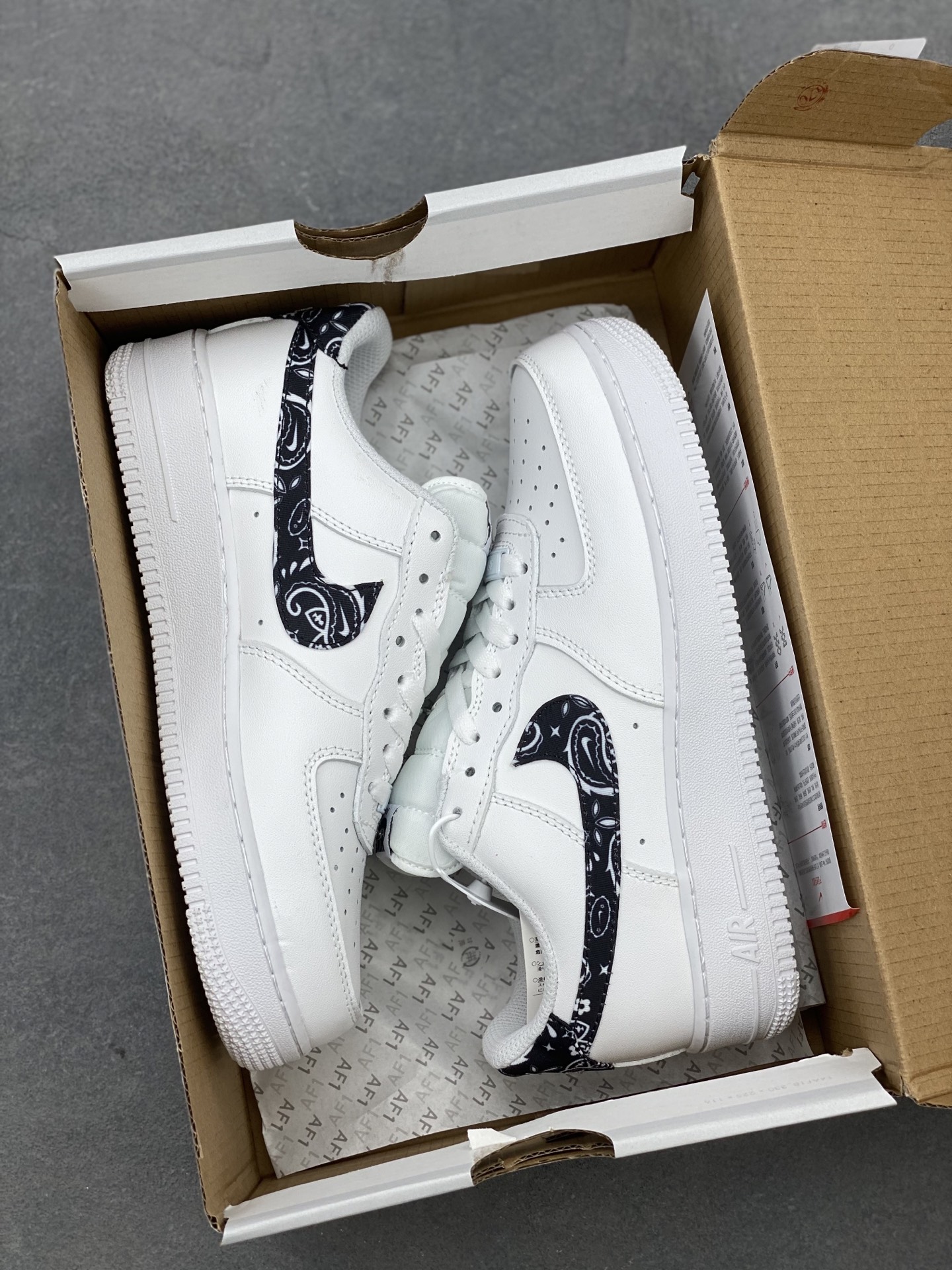 Nike Air Force 1 Low White Paisley Casual Sneakers DH4406-101 10 i1743869577600 2077 0 8