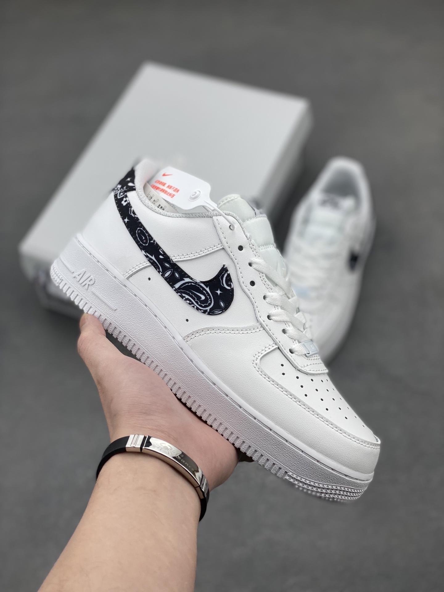 Nike Air Force 1 Low White Paisley Casual Sneakers DH4406-101 2 i1743869579660 7612 0 0
