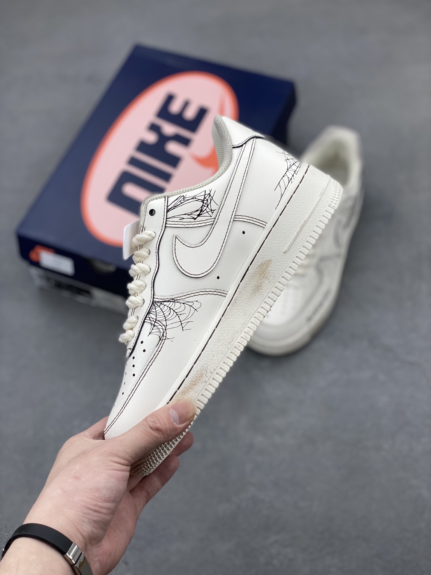 Nike Air Force 1 '07 Low Sneakers Limited Edition - Gothic Time Design 4 i1744228510606 4506 0 2