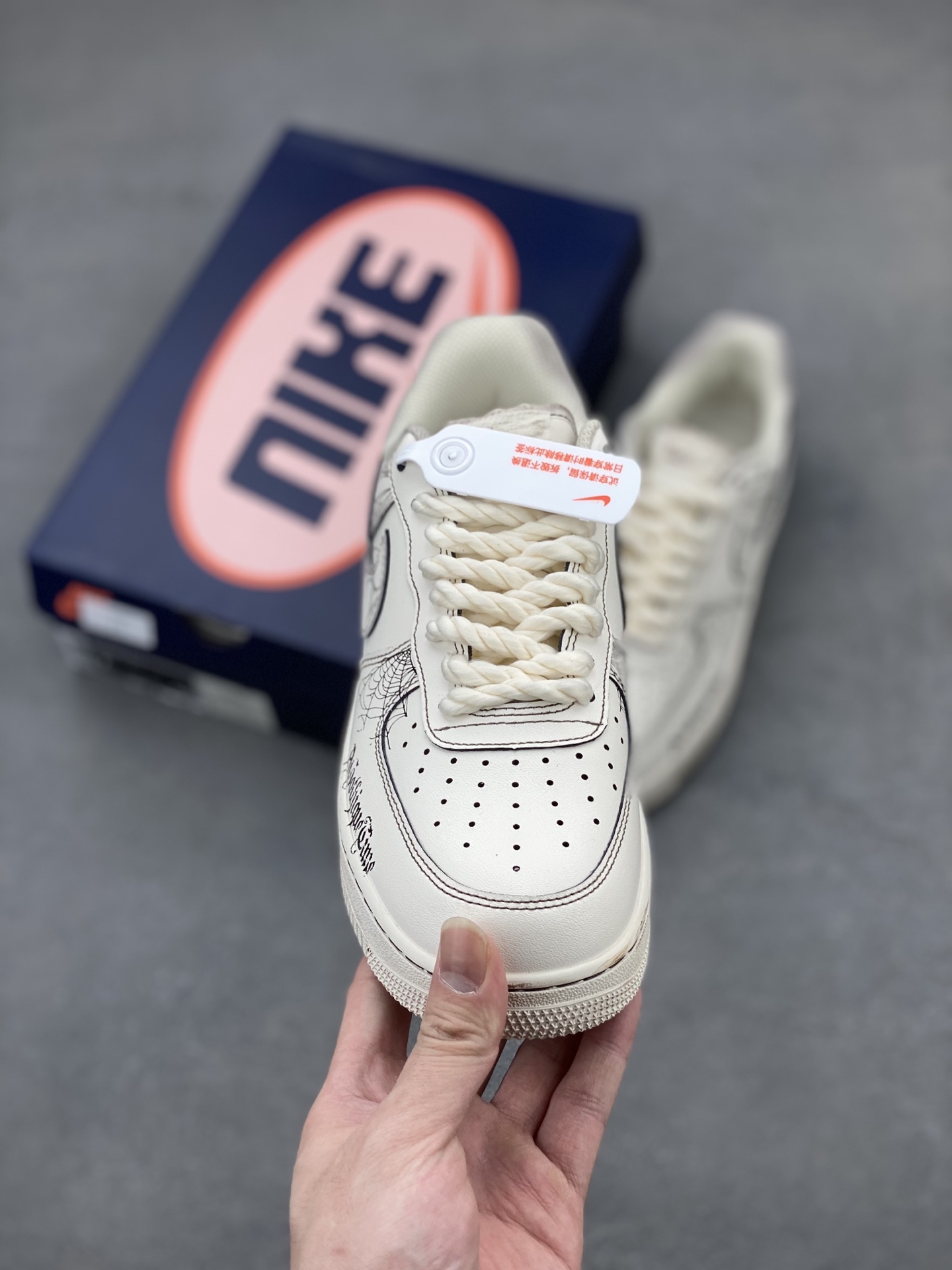 Nike Air Force 1 '07 Low Sneakers Limited Edition - Gothic Time Design 3 i1744228515382 7884 0 1