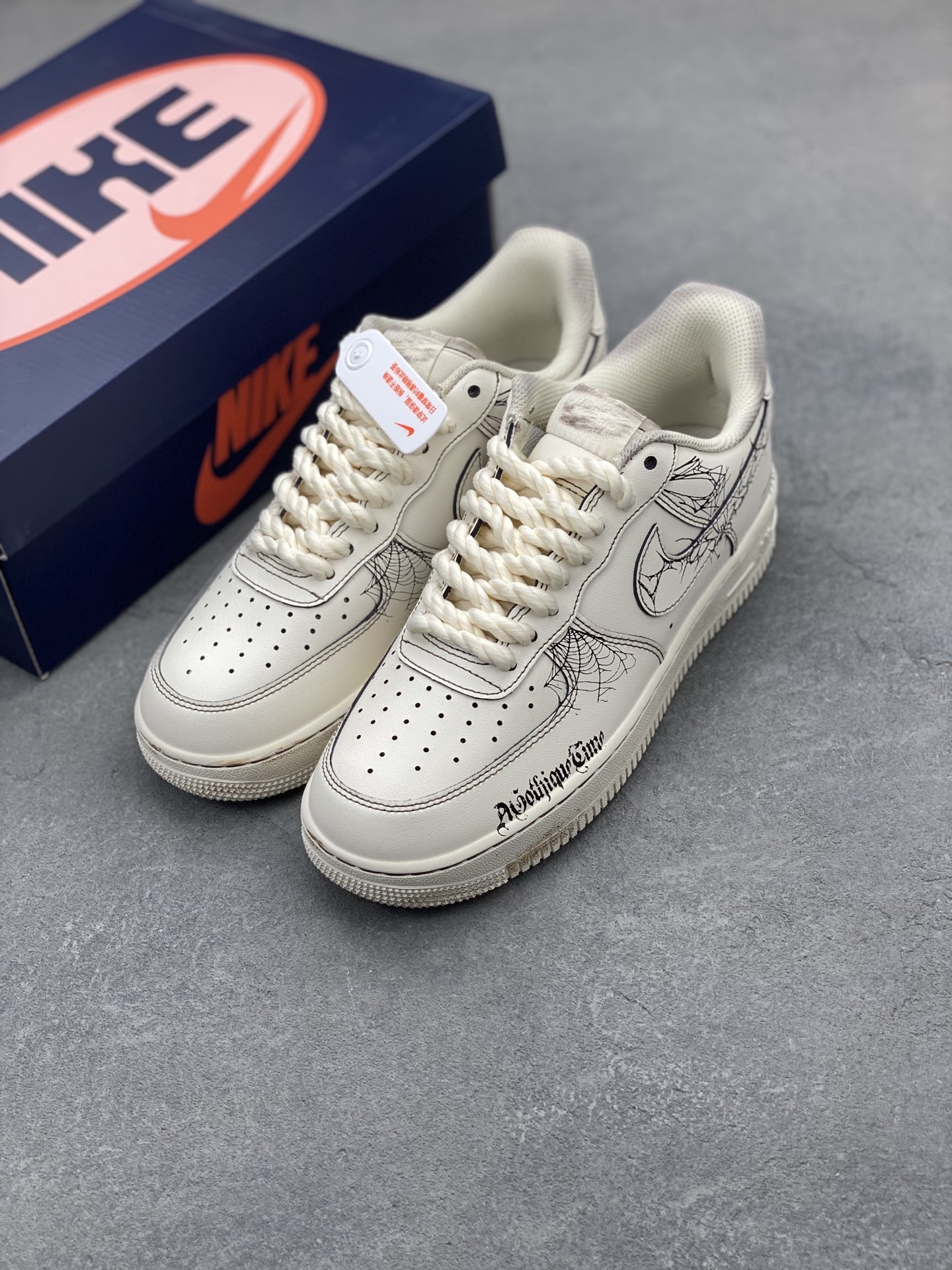 Nike Air Force 1 '07 Low Sneakers Limited Edition - Gothic Time Design 9 i1744228516255 5771 0 7