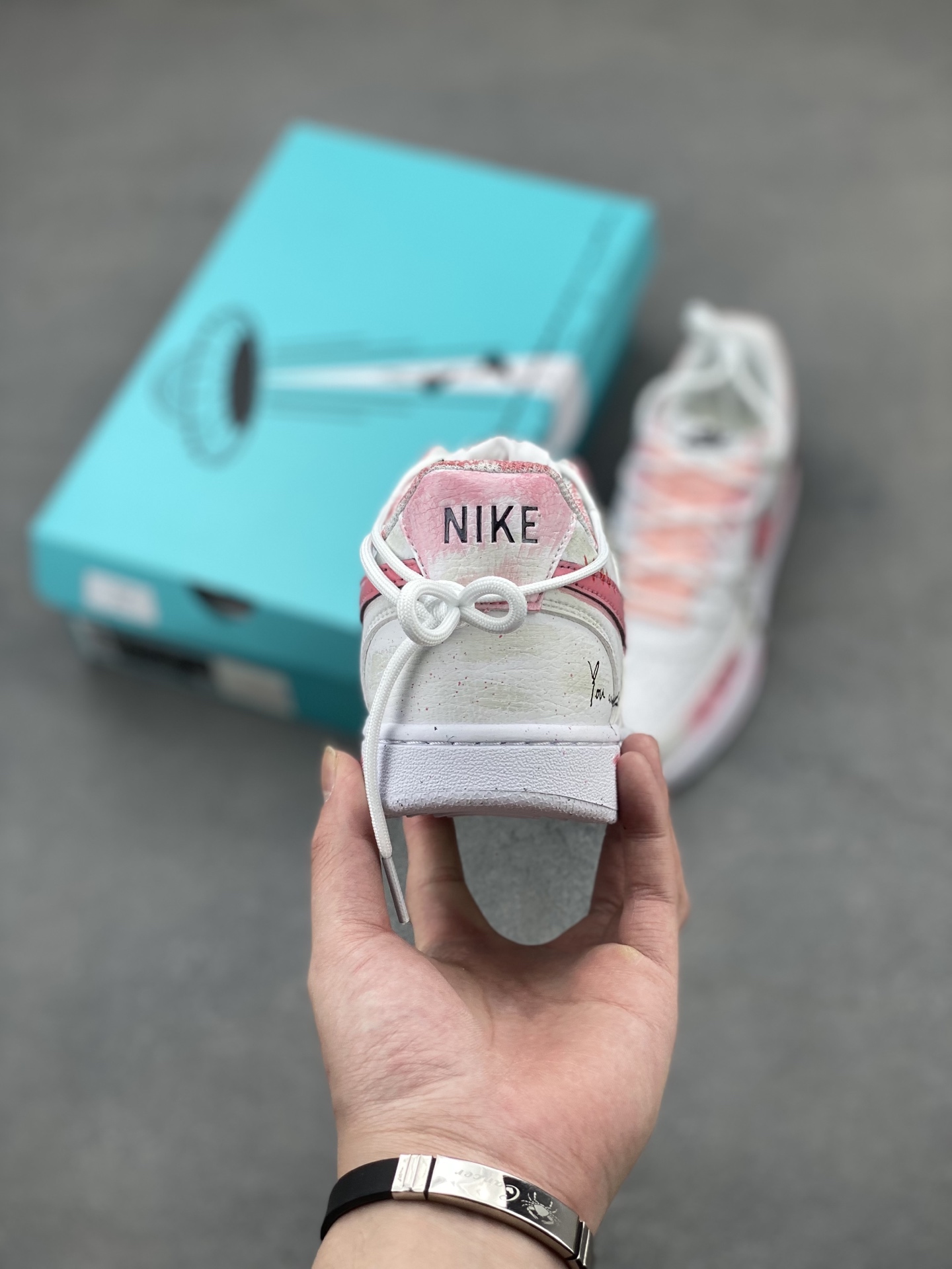 Nike Court Vision Low 'Happy Corner' Hand-Painted Graffiti Custom Sneakers 5 i1744228575129 3006 0 3