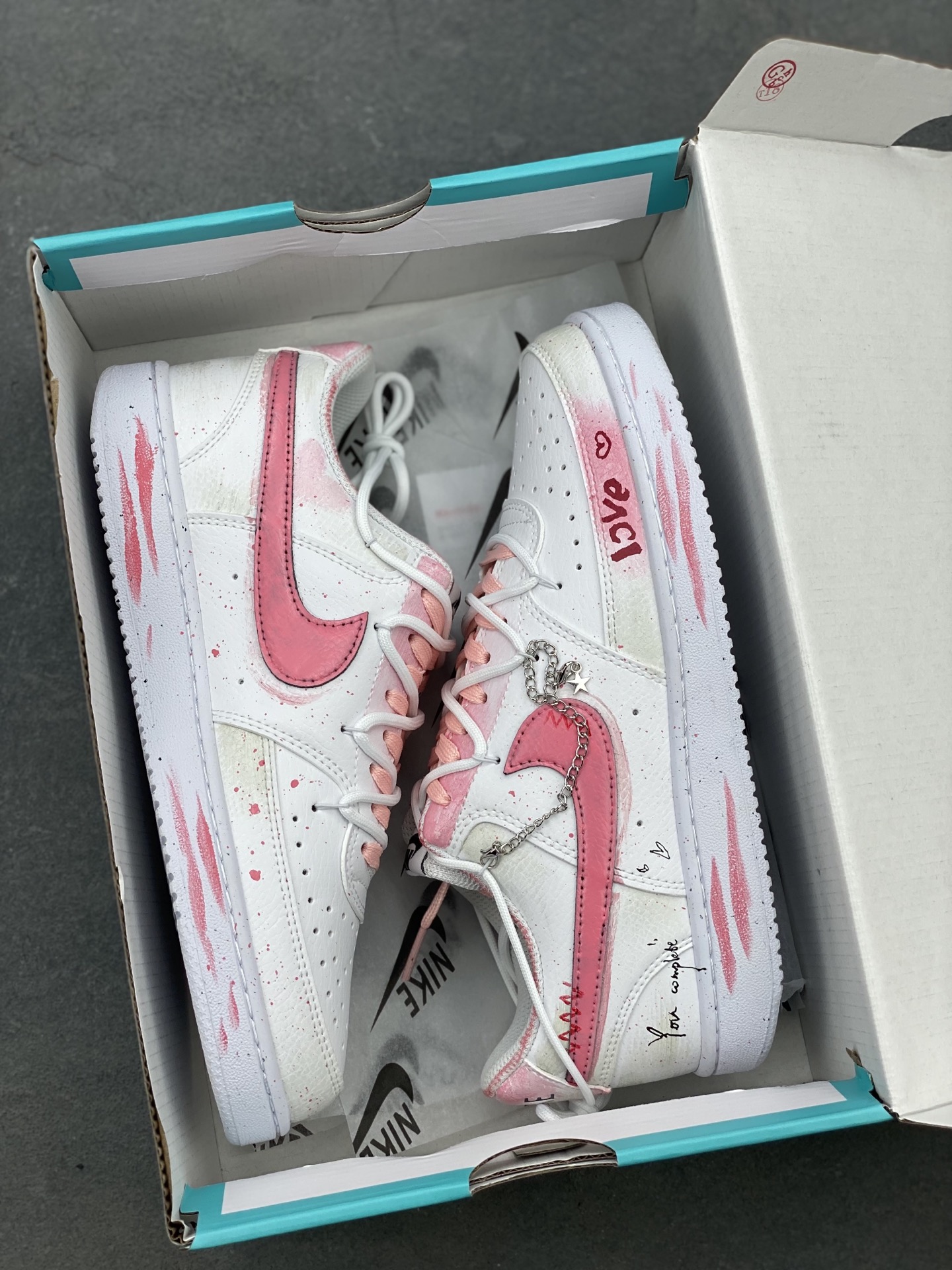 Nike Court Vision Low 'Happy Corner' Hand-Painted Graffiti Custom Sneakers 10 i1744228576562 6050 0 8