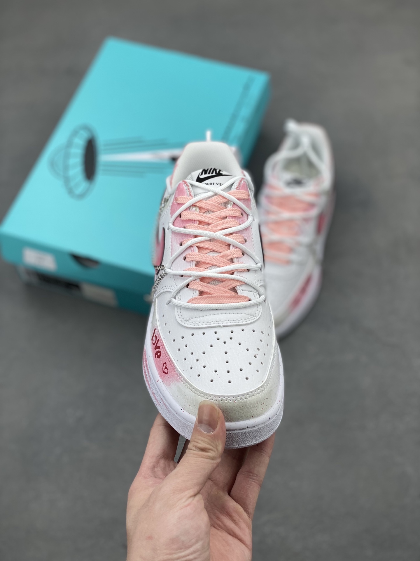 Nike Court Vision Low 'Happy Corner' Hand-Painted Graffiti Custom Sneakers 3 i1744228580252 6590 0 1