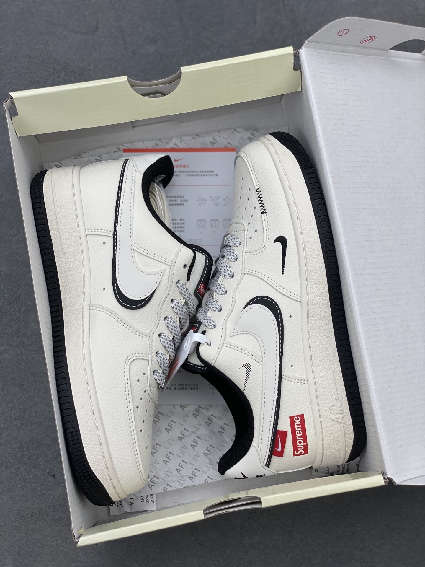 Nike Air Force 1 '07 Low Supreme: Limited Edition Cream Sneakers 10 i1744228788382 3037 0 8
