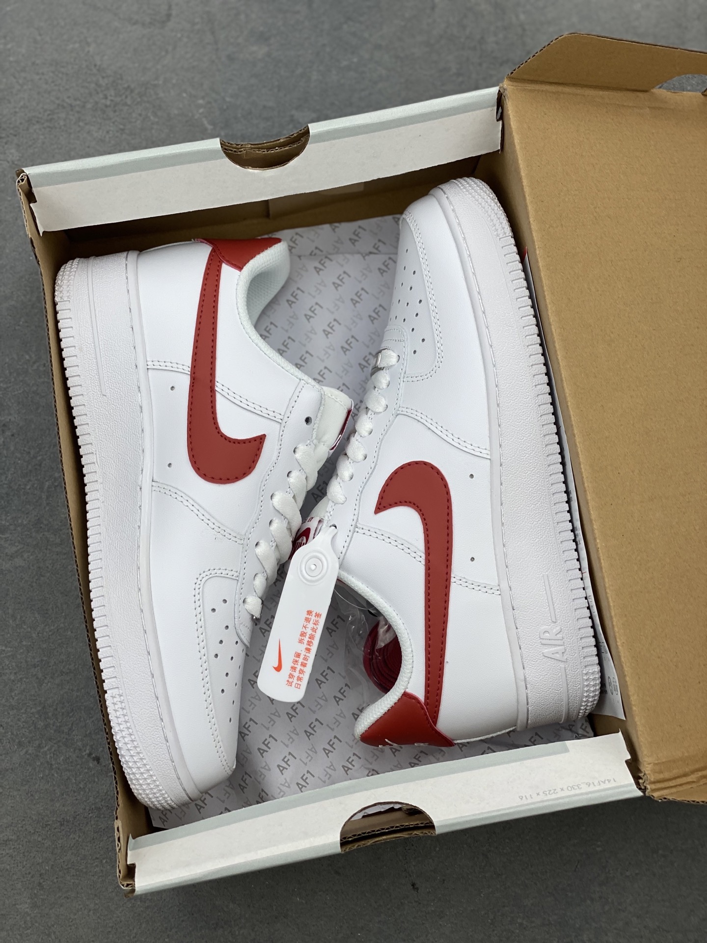 Nike Air Force 1 Low White Red Casual Sneakers DX5883-102 10 i1744315592174 206 0 8