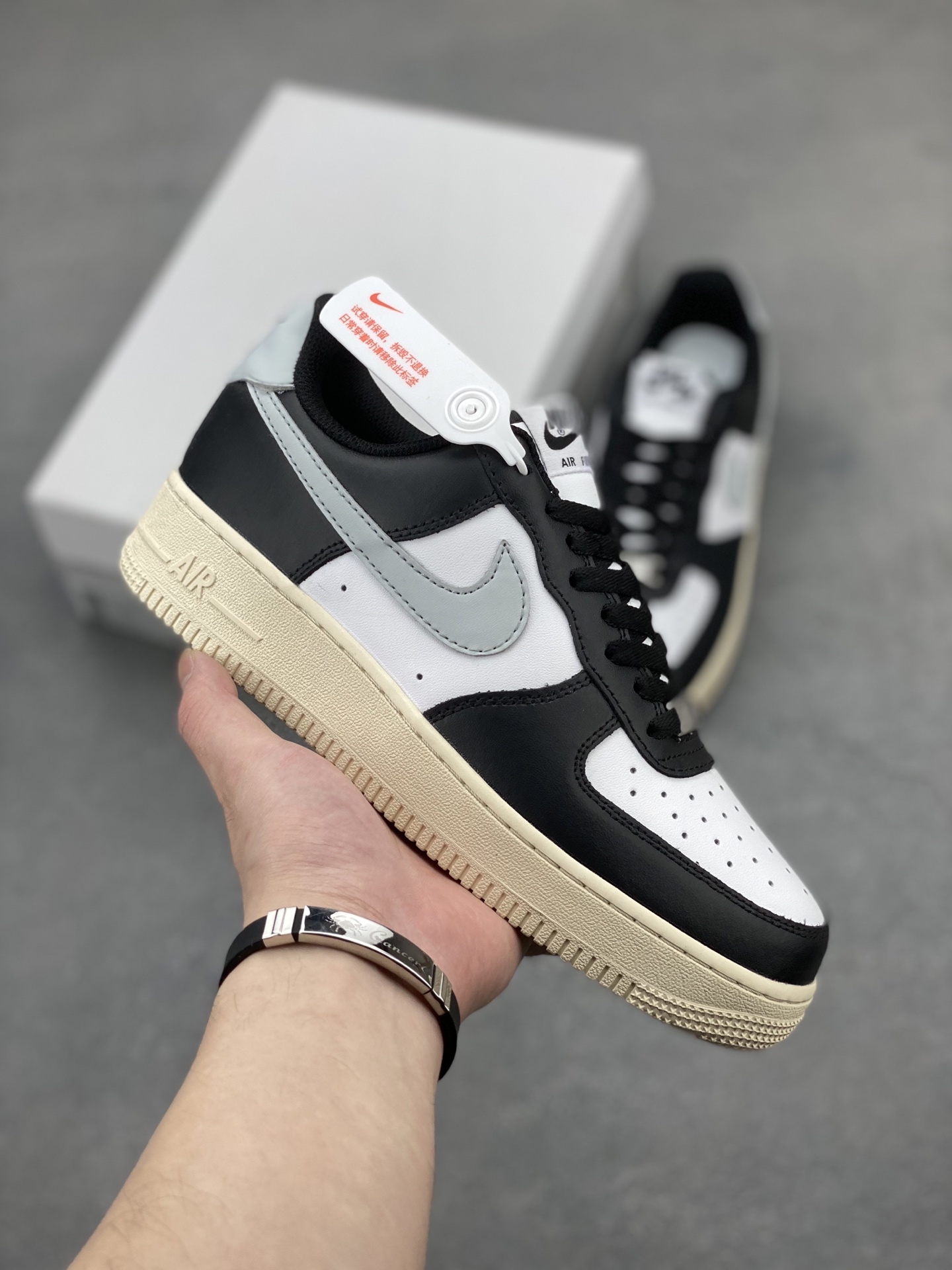 Nike Air Force 1 Low Black White Casual Sneakers FQ6848-101 2 i1744315664422 682 0 0