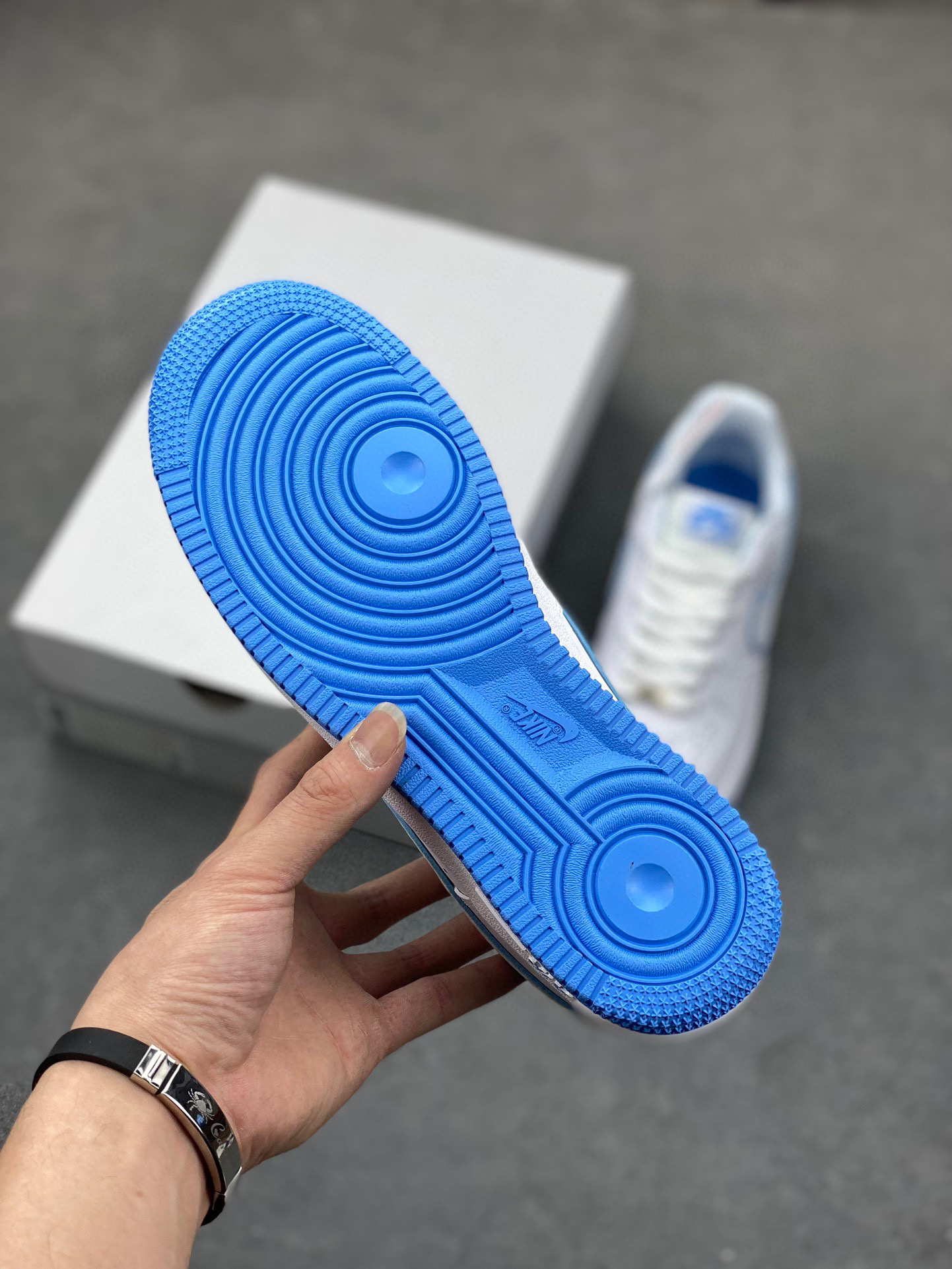 Nike Air Force 1 Low White/Blue Casual Sneakers - DV0788-102 7 i1744316107017 2789 0 5