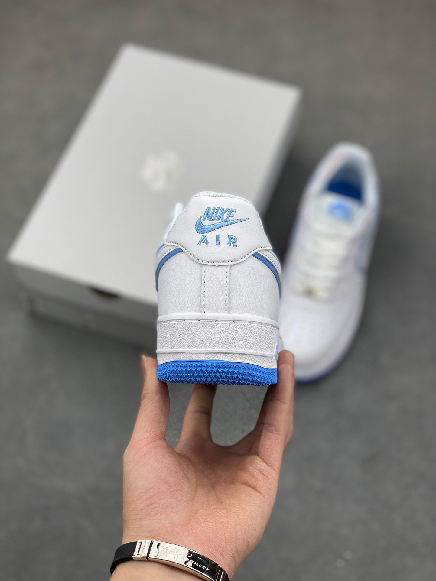 Nike Air Force 1 Low White/Blue Casual Sneakers - DV0788-102 5 i1744316109207 1547 0 3