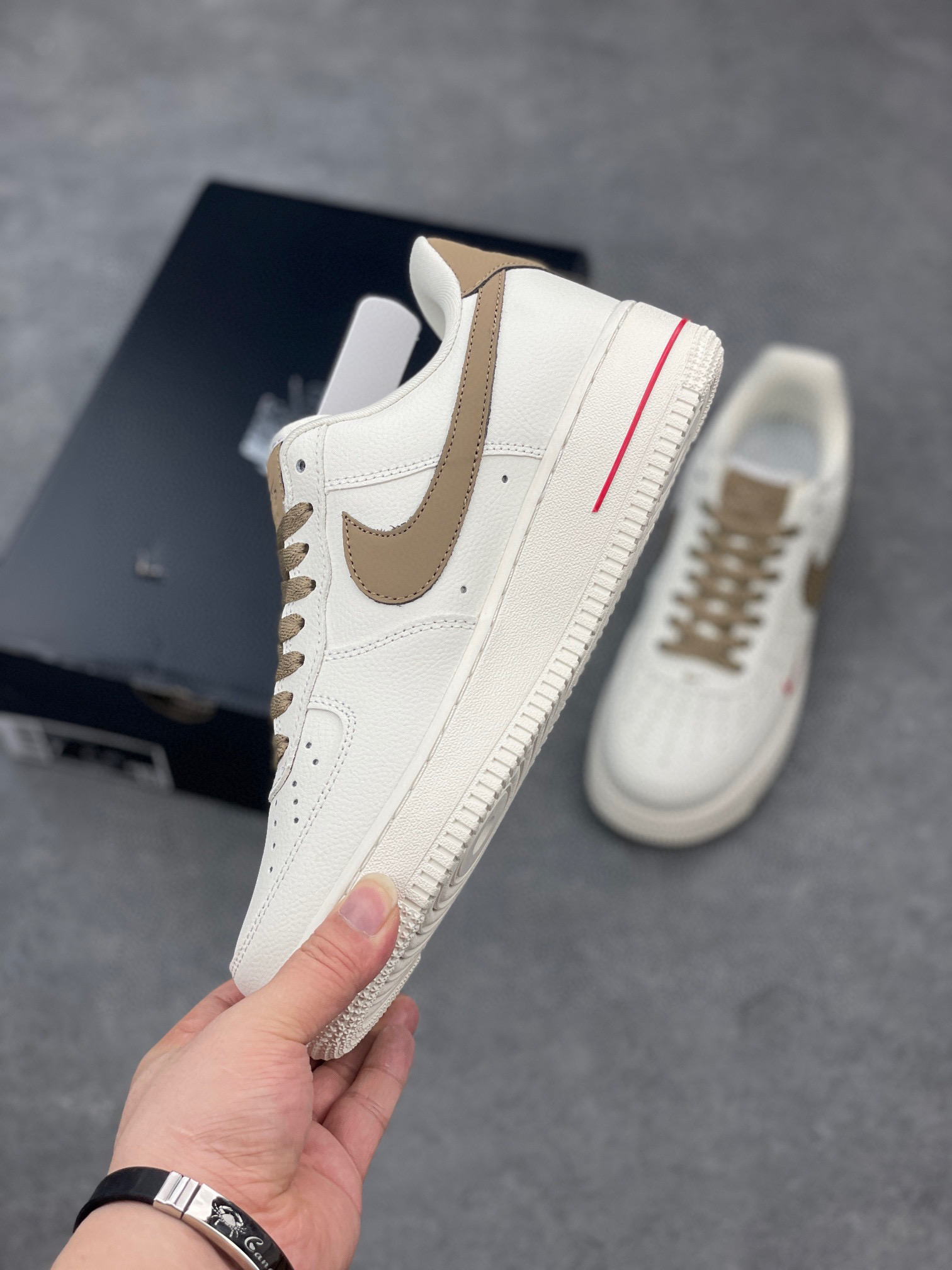 Nike Air Force 1 Low White/Khaki Casual Sneakers - Timeless Style 4 i1744316500540 5413 0 2
