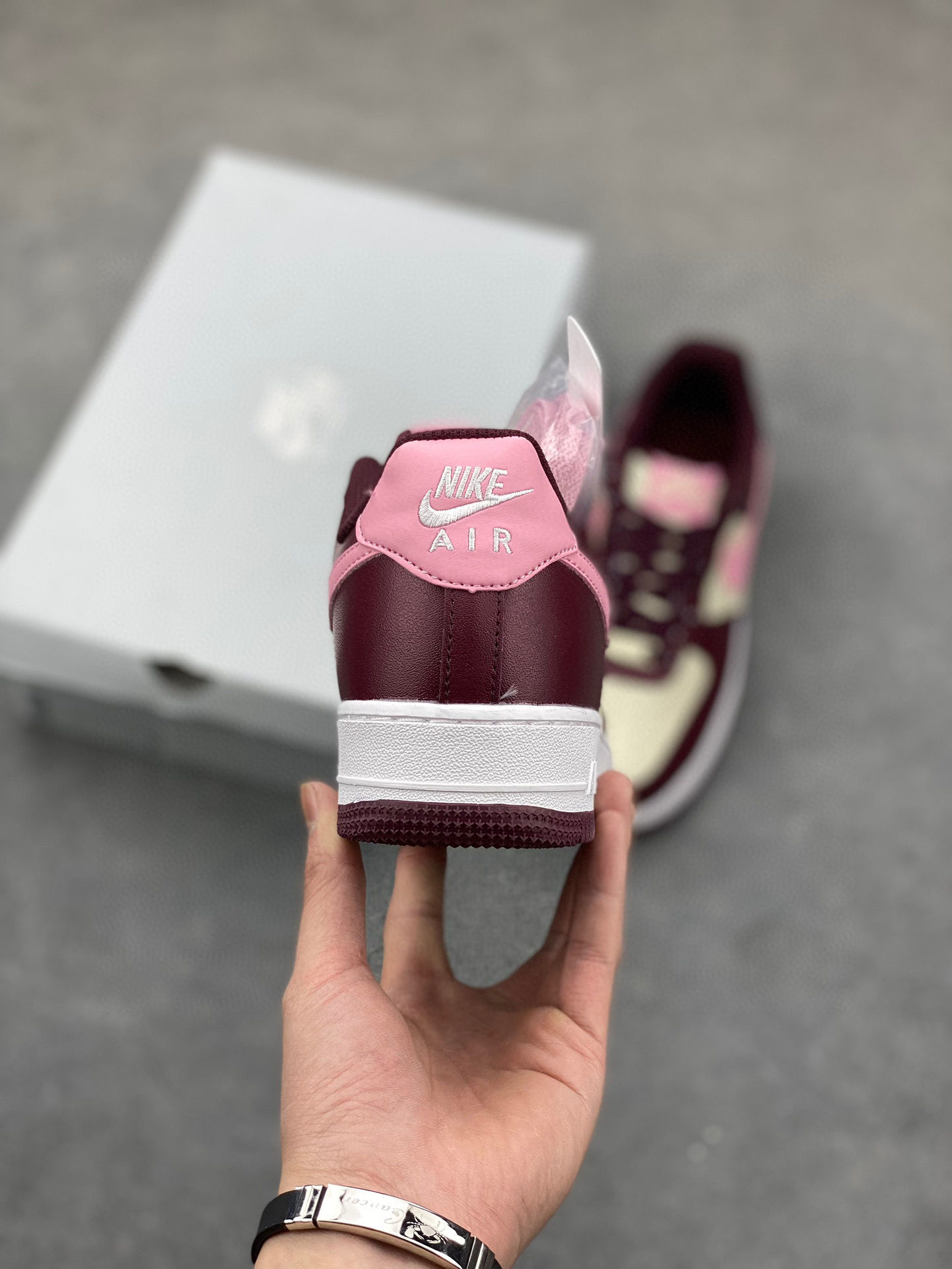 Nike Air Force 1 Low Casual Shoes - Wine Red/White - FD9925-161 5 i1744317494599 4566 0 3