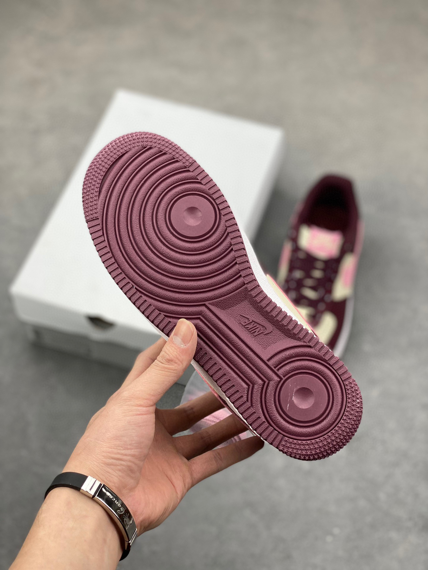 Nike Air Force 1 Low Casual Shoes - Wine Red/White - FD9925-161 7 i1744317494600 5086 0 5