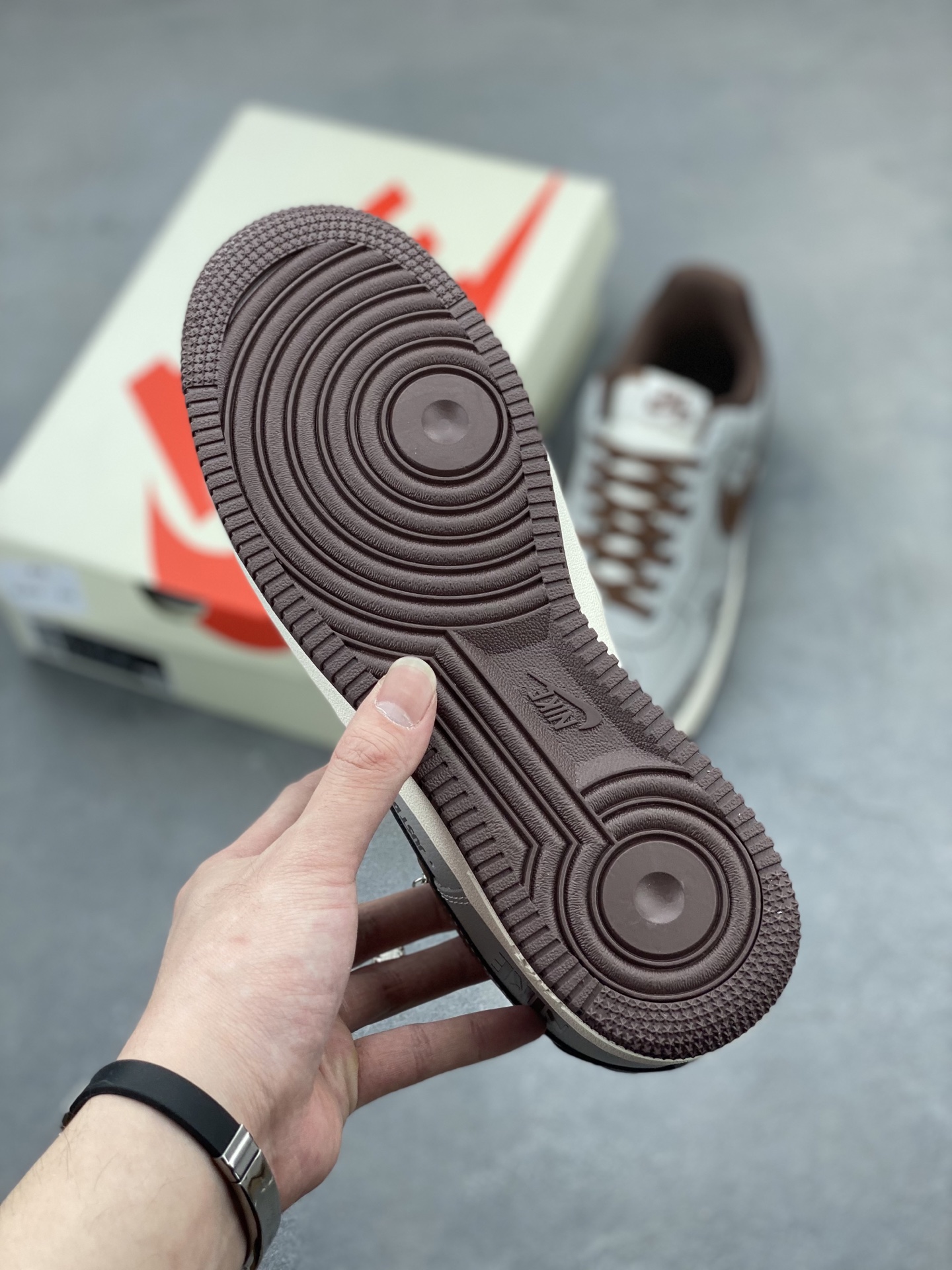 Nike Air Force 1 '07 Low Gray Brown "Nike" Sneakers 7 i1744399408147 9187 0 5