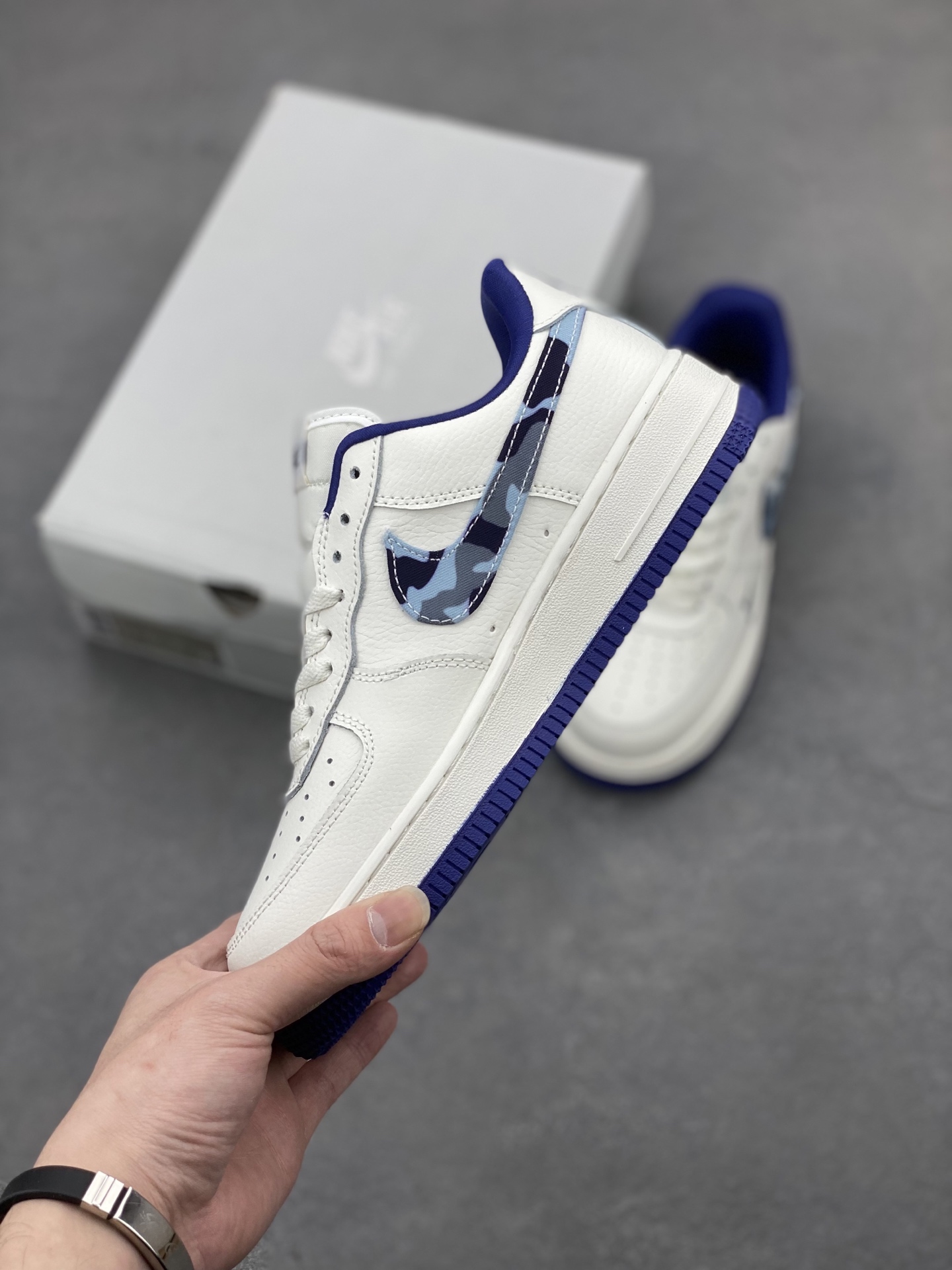 Nike Air Force 1 Low Bape White Blue Camo Casual Sneakers 4 i1744490523214 2988 0 2