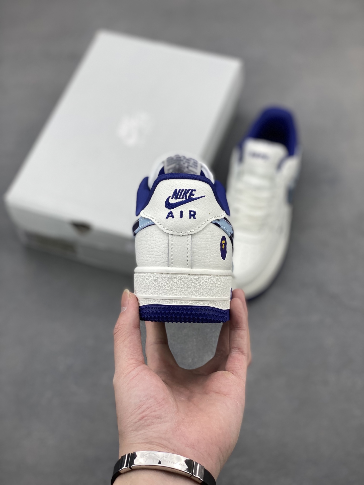 Nike Air Force 1 Low Bape White Blue Camo Casual Sneakers 5 i1744490523330 2133 0 3