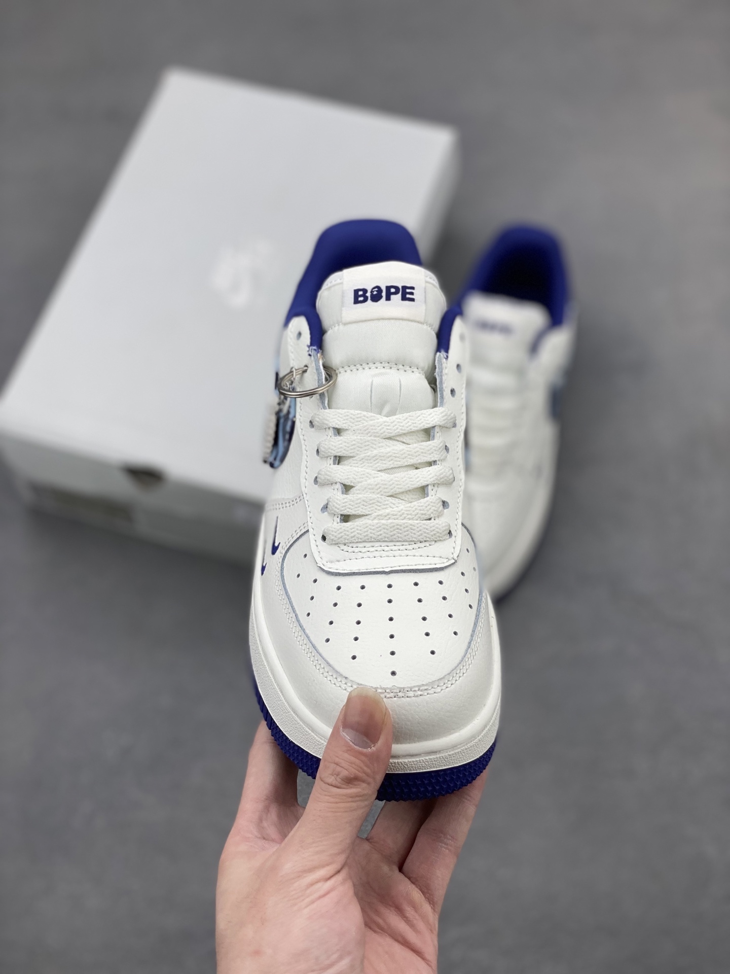Nike Air Force 1 Low Bape White Blue Camo Casual Sneakers 3 i1744490525139 2752 0 1