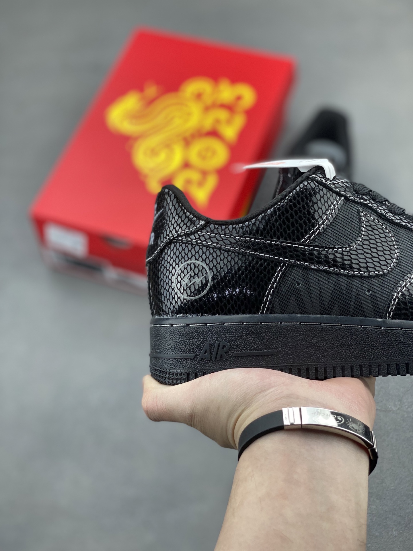 Nike Air Force 1 '07 Low Black Snake Skin Limited Edition Sneakers 6 i1744824156395 3174 0 4