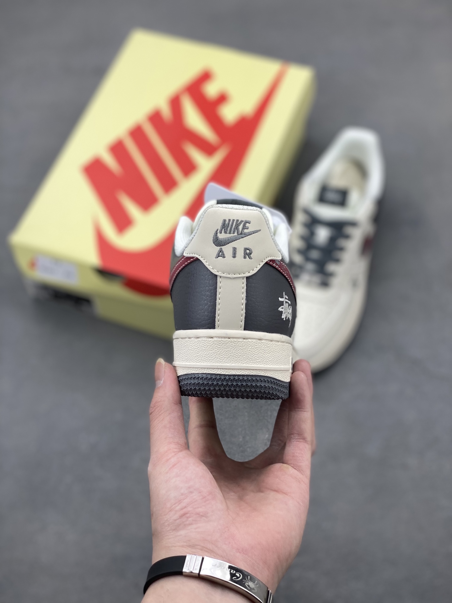 Nike Air Force 1 '07 Low Stussy Fossil Sneakers, Limited Edition 5 i1744824847836 4226 0 3