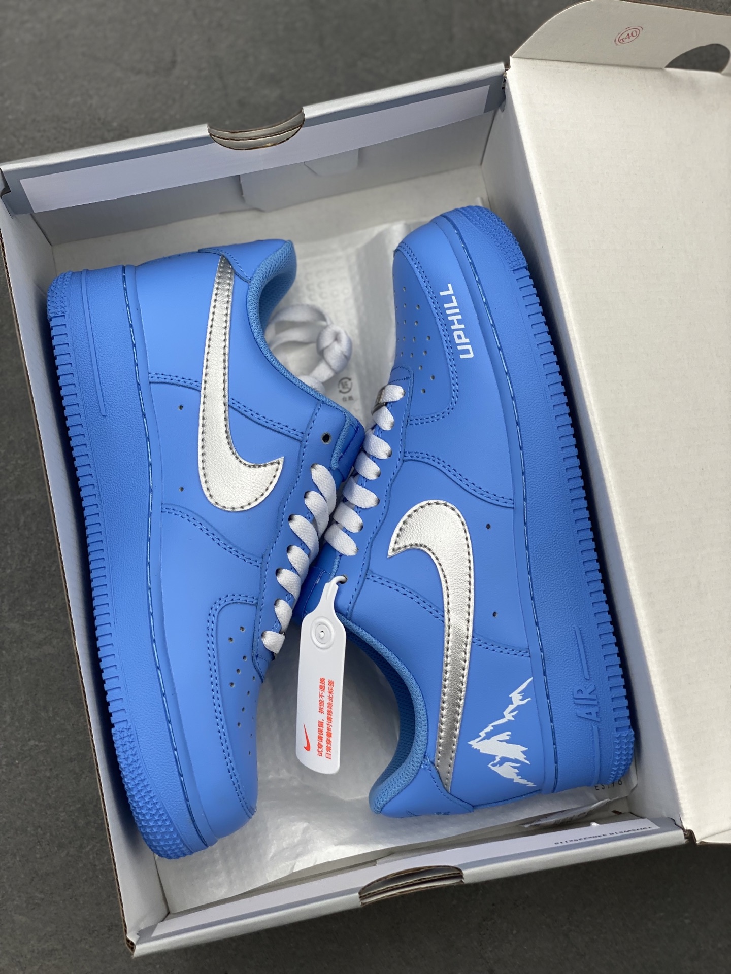 Nike Air Force 1 '07 Low Blue Uphill Sneakers Limited Edition 10 i1744824997234 9074 0 8