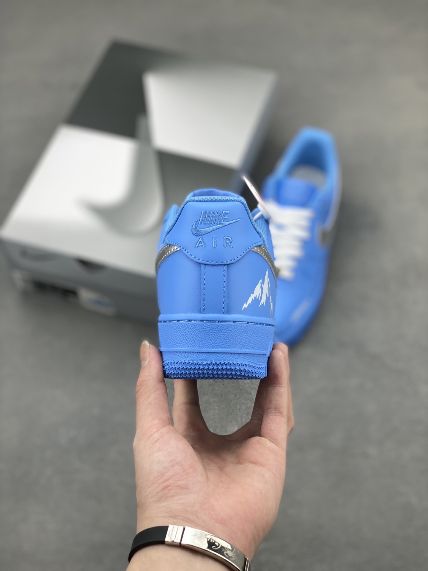Nike Air Force 1 '07 Low Blue Uphill Sneakers Limited Edition 5 i1744824997848 4493 0 3