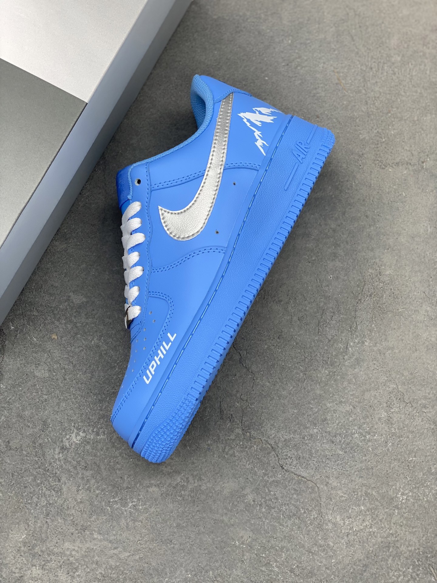 Nike Air Force 1 '07 Low Blue Uphill Sneakers Limited Edition 8 i1744825003225 6910 0 6