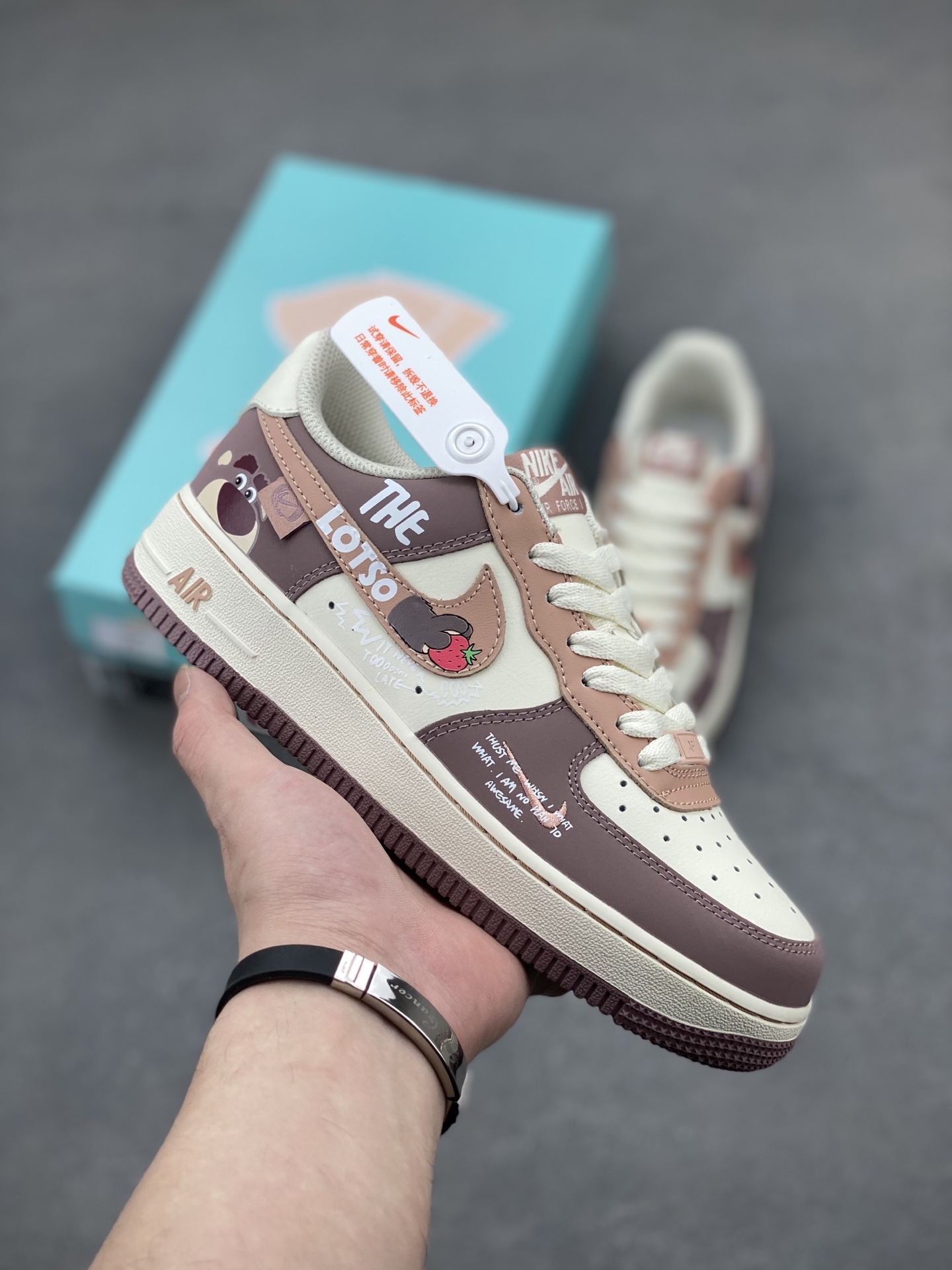 Nike Air Force 1 '07 Low 'Lotso' Custom Casual Sneakers 2 i1744825195907 6445 0 0