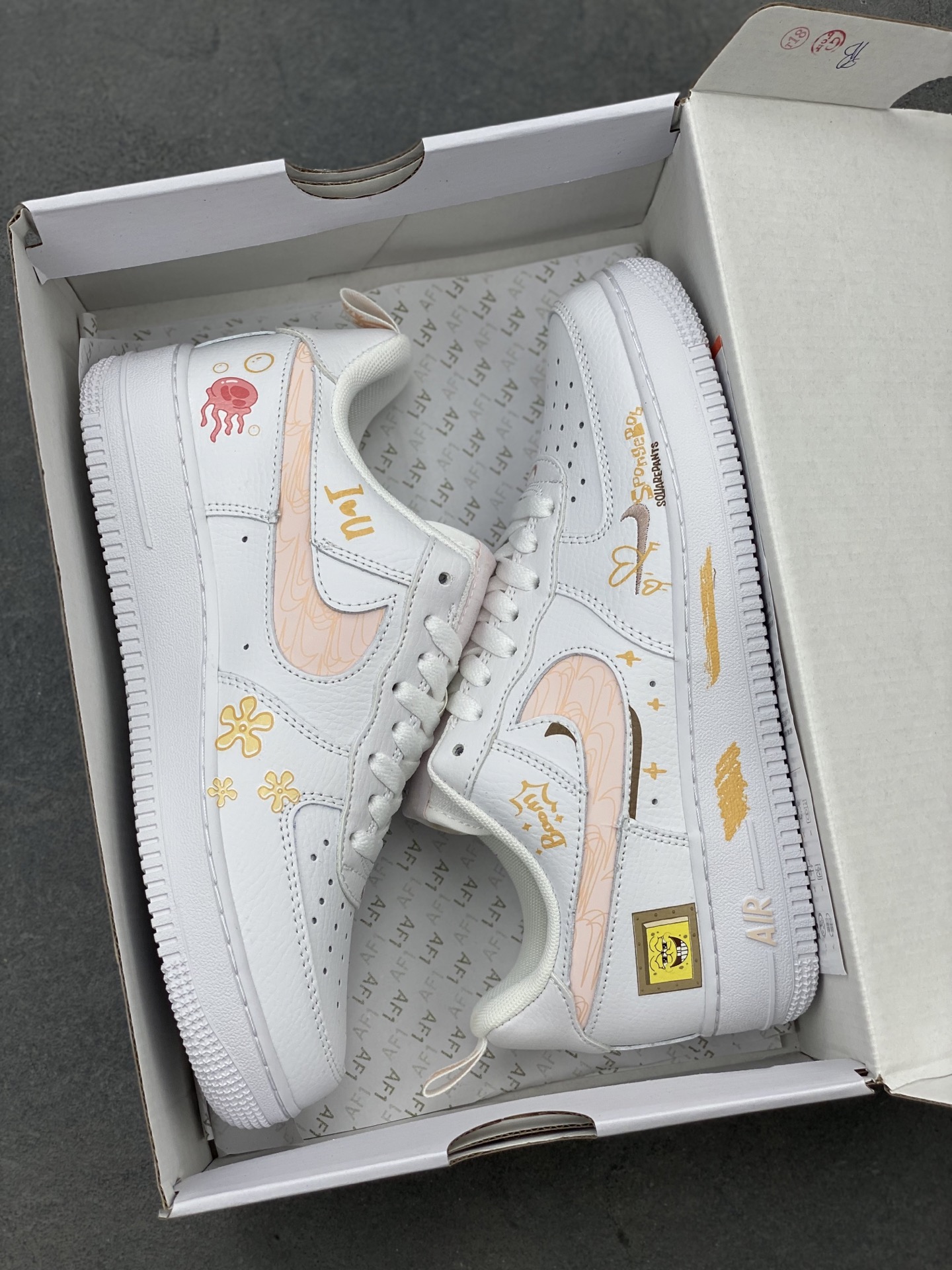 Nike Air Force 1 '07 Low Spongebob Sneakers Limited Edition - FB8971-070 10 i1745001847075 9325 0 8