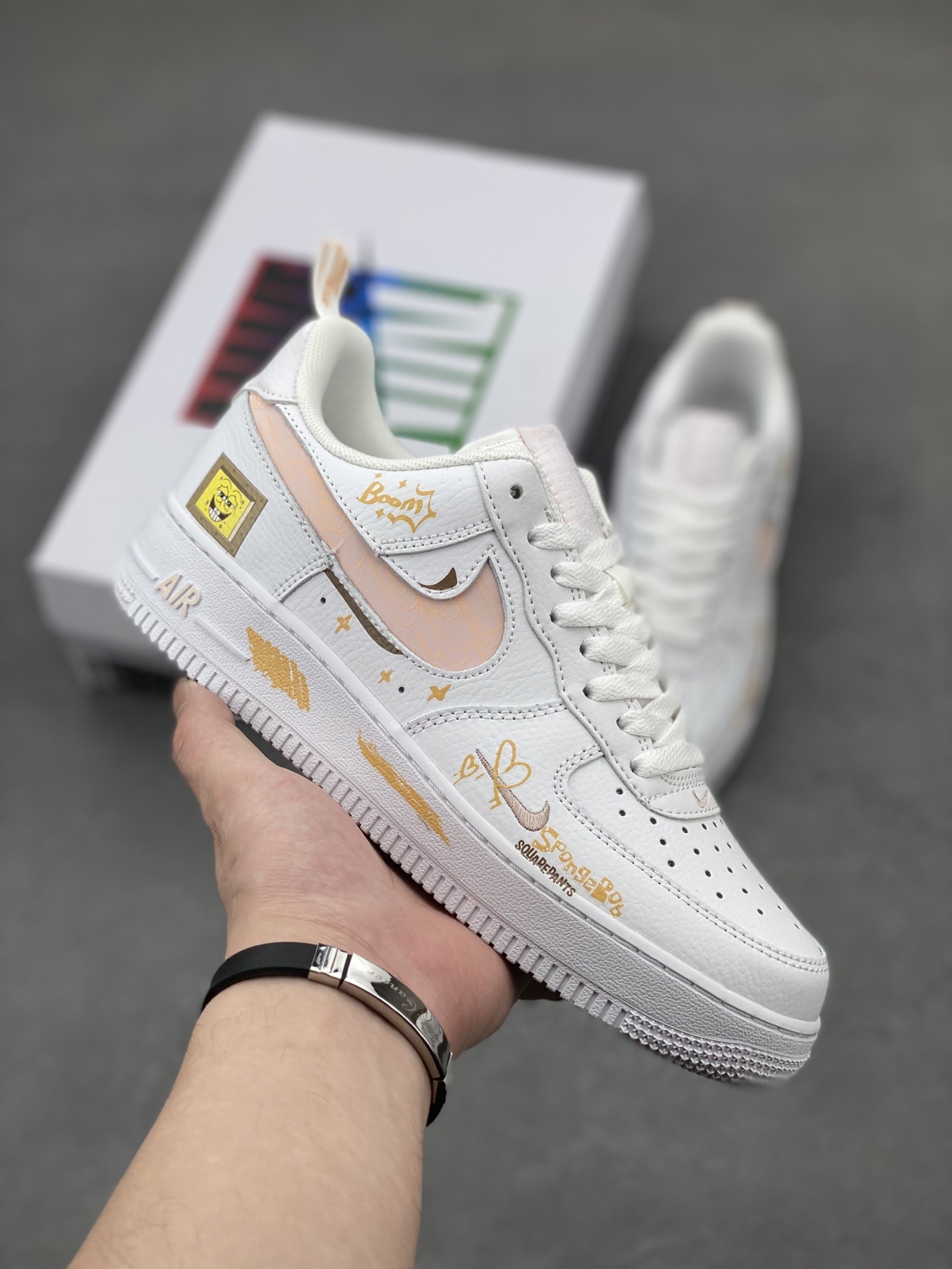 Nike Air Force 1 '07 Low Spongebob Sneakers Limited Edition - FB8971-070 2 i1745001847301 2279 0 0