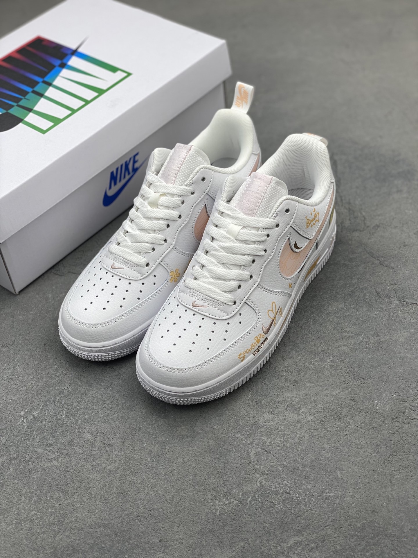 Nike Air Force 1 '07 Low Spongebob Sneakers Limited Edition - FB8971-070 9 i1745001849045 9593 0 7