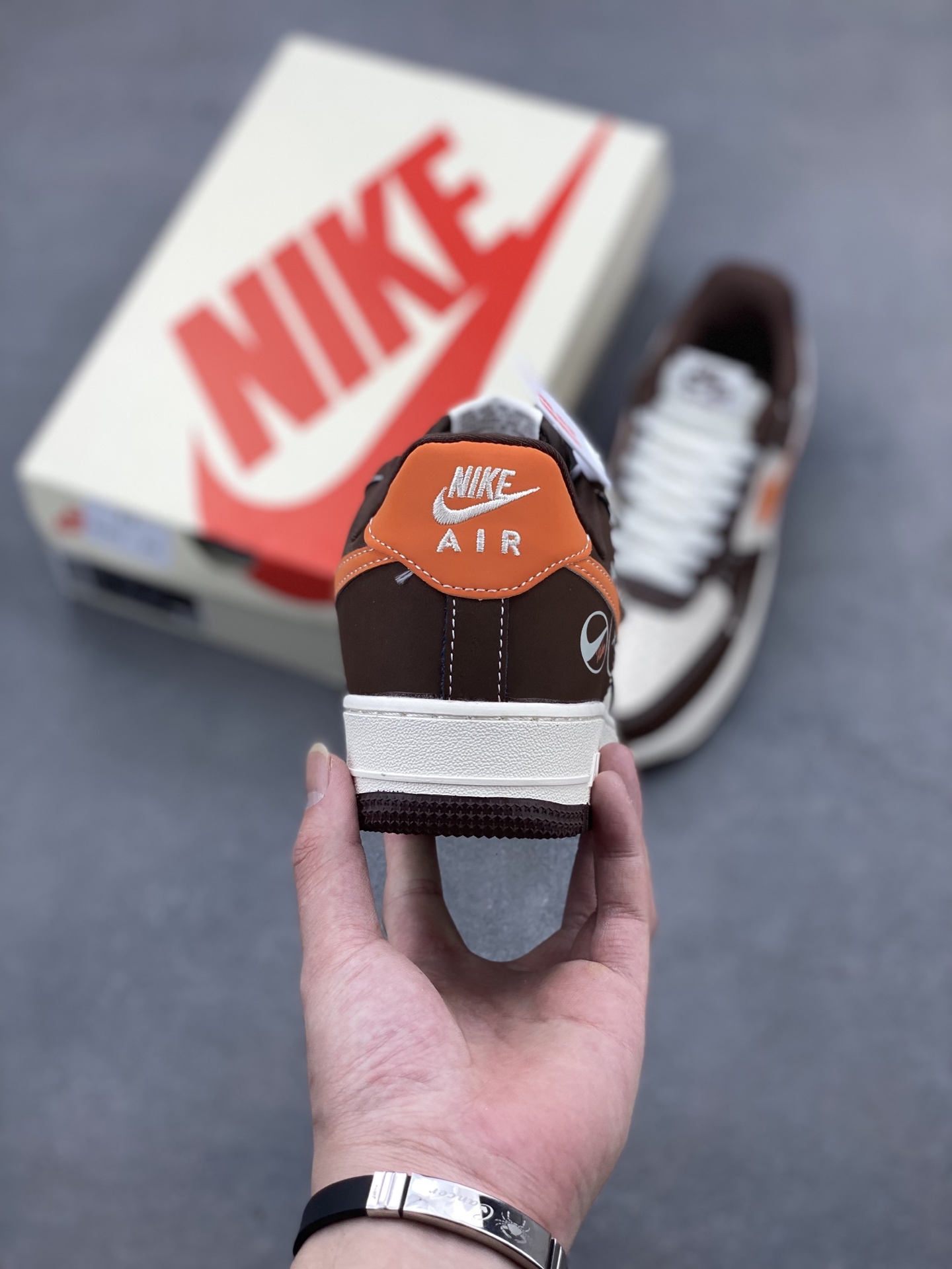 Nike Air Force 1 '07 Low Brown/Orange Stitch Sneakers - Limited Edition 5 i1745001971079 9070 0 3