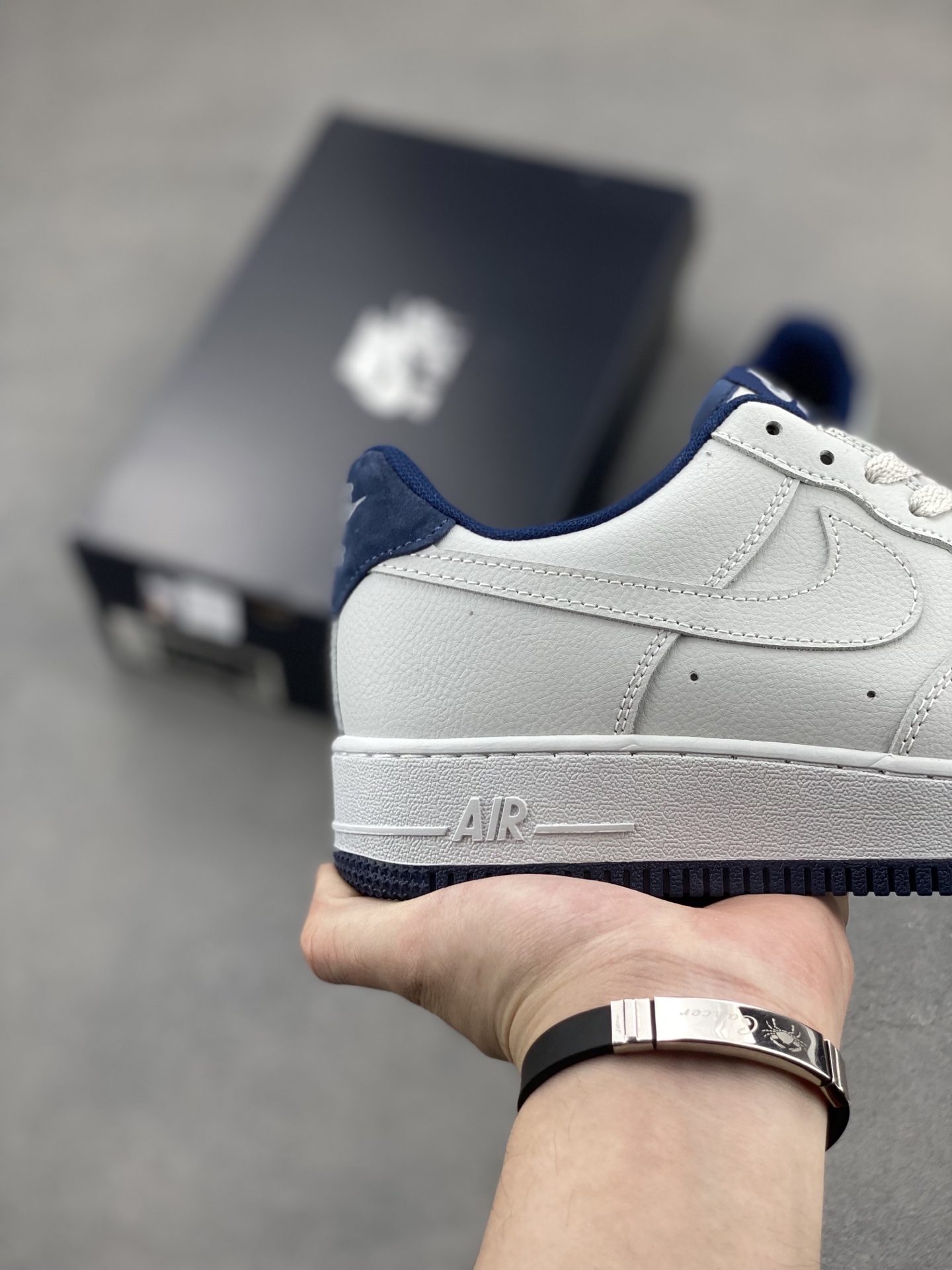 Nike Air Force 1 Low White/Midnight Navy Men's Shoe HM9483-001 6 i1745002198590 9943 0 4