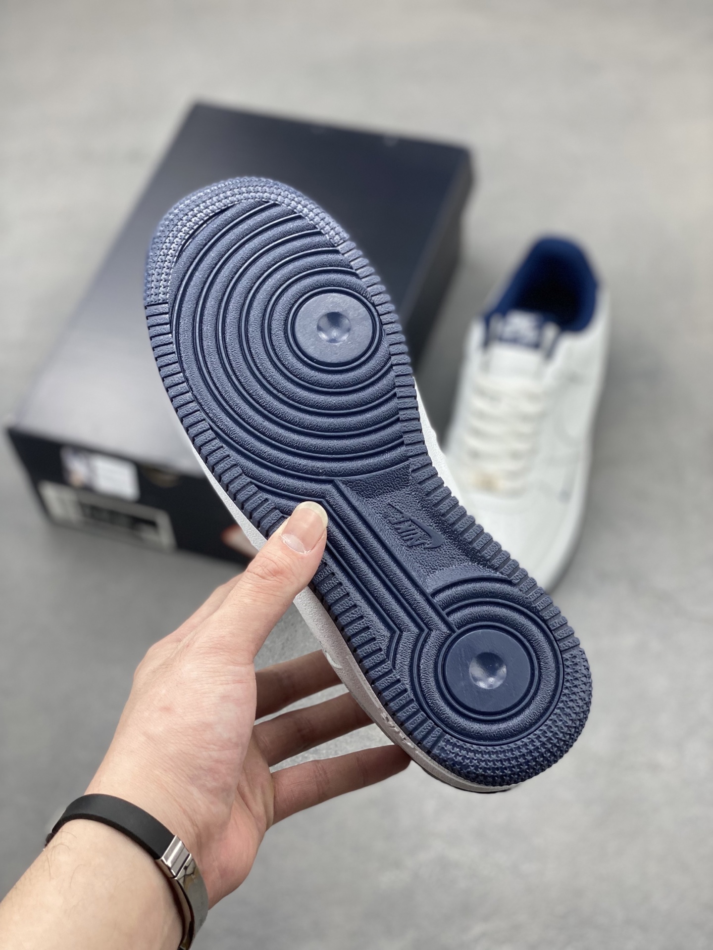 Nike Air Force 1 Low White/Midnight Navy Men's Shoe HM9483-001 7 i1745002199917 3381 0 5