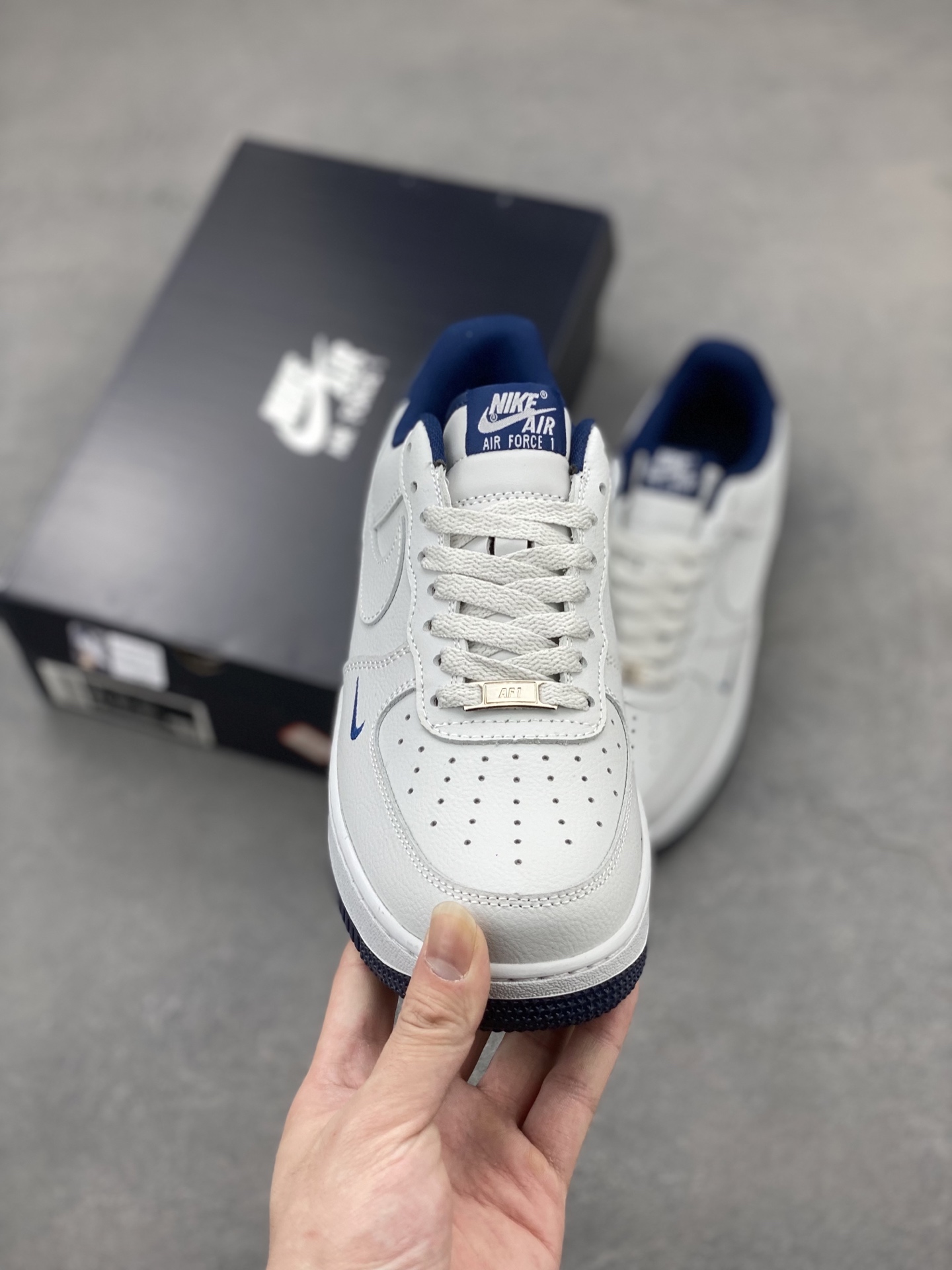 Nike Air Force 1 Low White/Midnight Navy Men's Shoe HM9483-001 3 i1745002201364 1581 0 1
