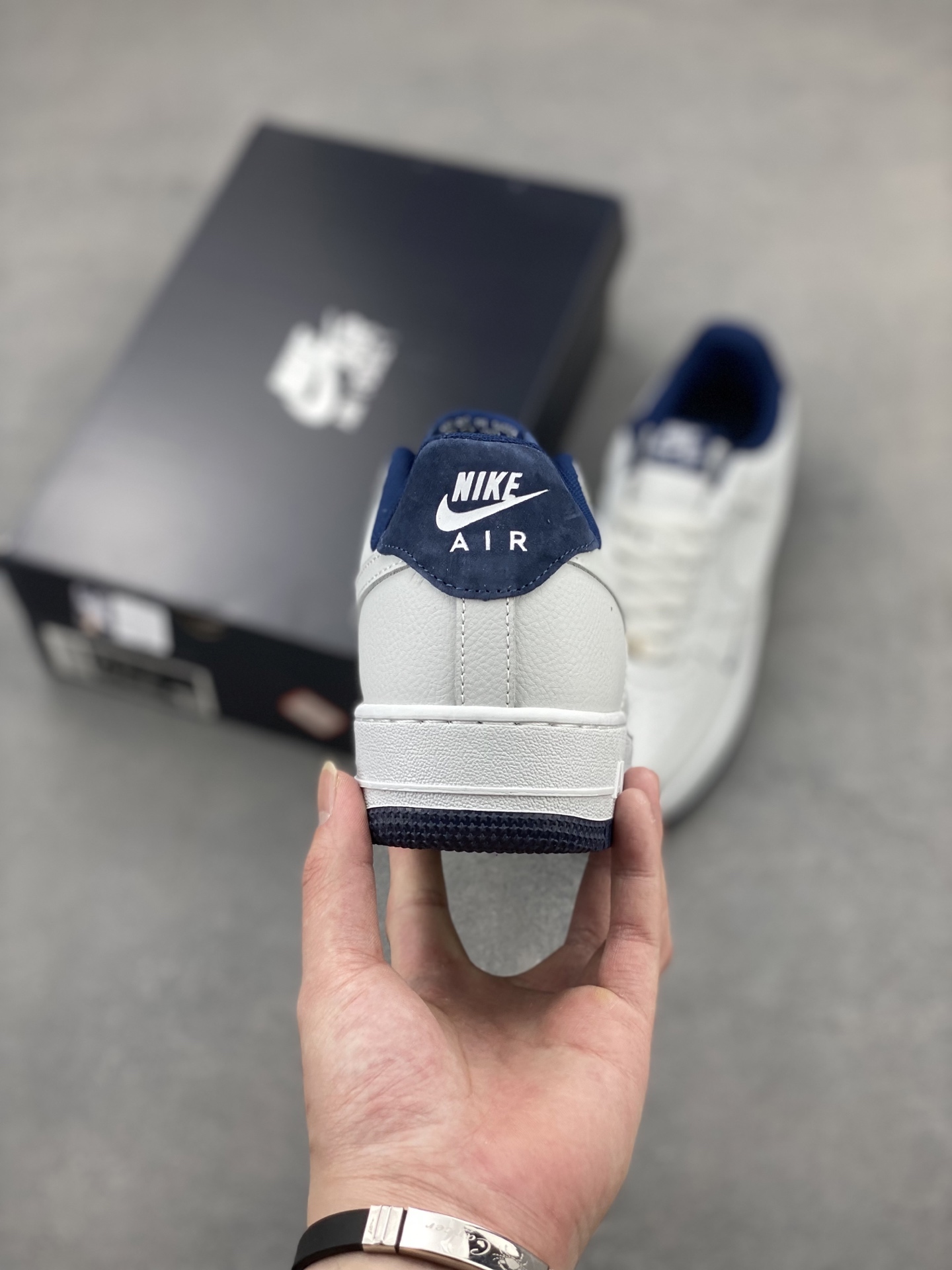 Nike Air Force 1 Low White/Midnight Navy Men's Shoe HM9483-001 5 i1745002203912 5505 0 3