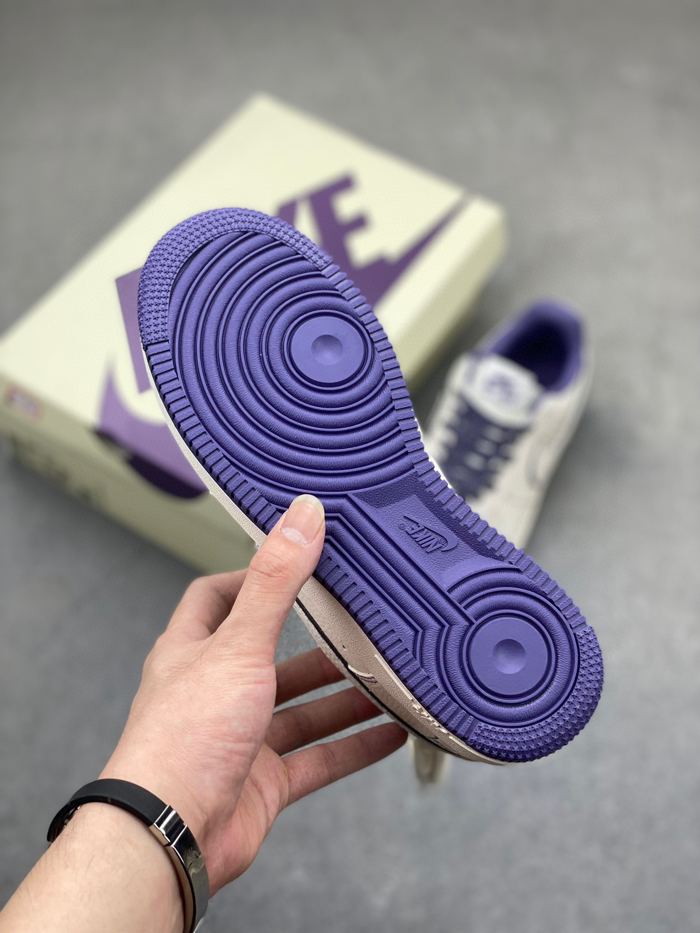 Stussy x Nike Air Force 1 Low Purple Pulse Reflective Sneakers 7 i1745003079581 4438 0 5