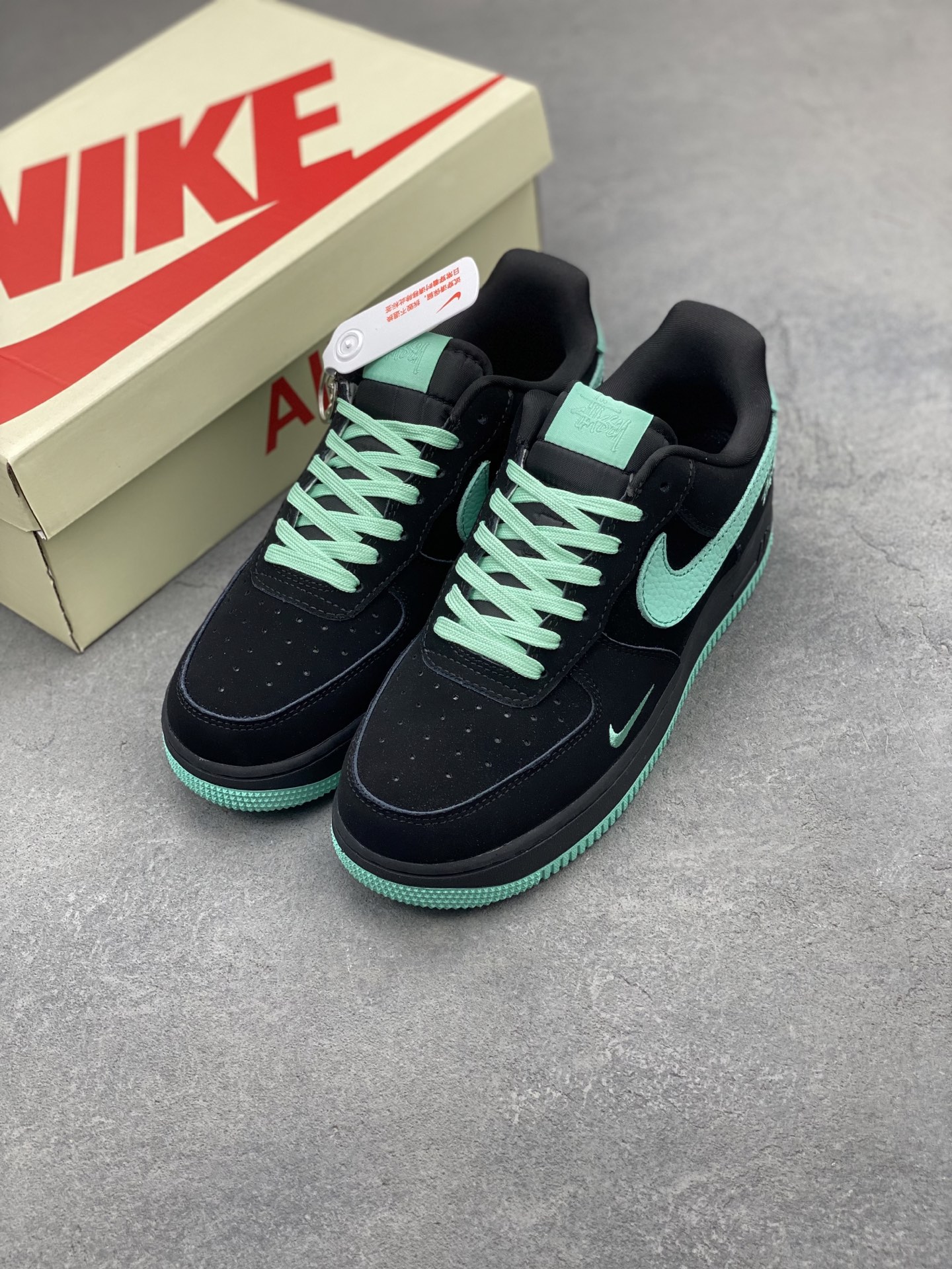 Nike Air Force 1 '07 Low Black Green Sneakers - Limited Edition 9 i1745089788146 5475 0 7