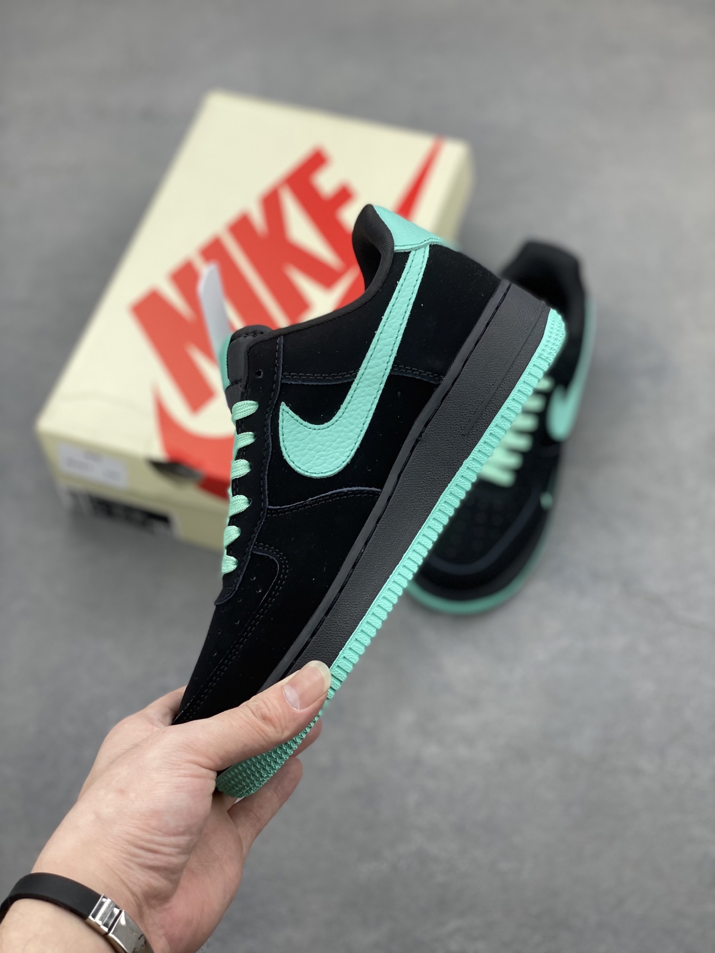Nike Air Force 1 '07 Low Black Green Sneakers - Limited Edition 4 i1745089788994 2822 0 2