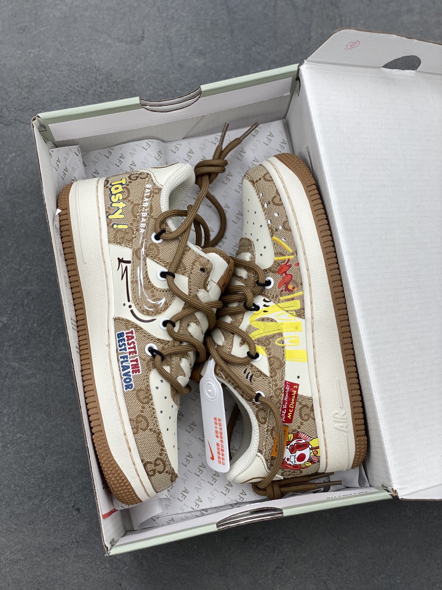 Nike Air Force 1 '07 Low Custom Sneakers - Limited Edition Design 10 i1745089996247 3544 0 8