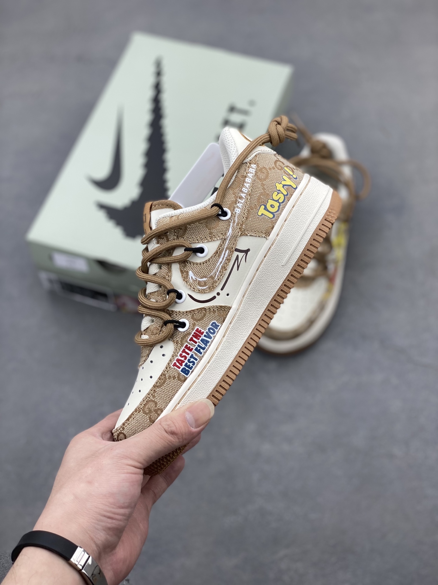 Nike Air Force 1 '07 Low Custom Sneakers - Limited Edition Design 4 i1745089996813 7640 0 2
