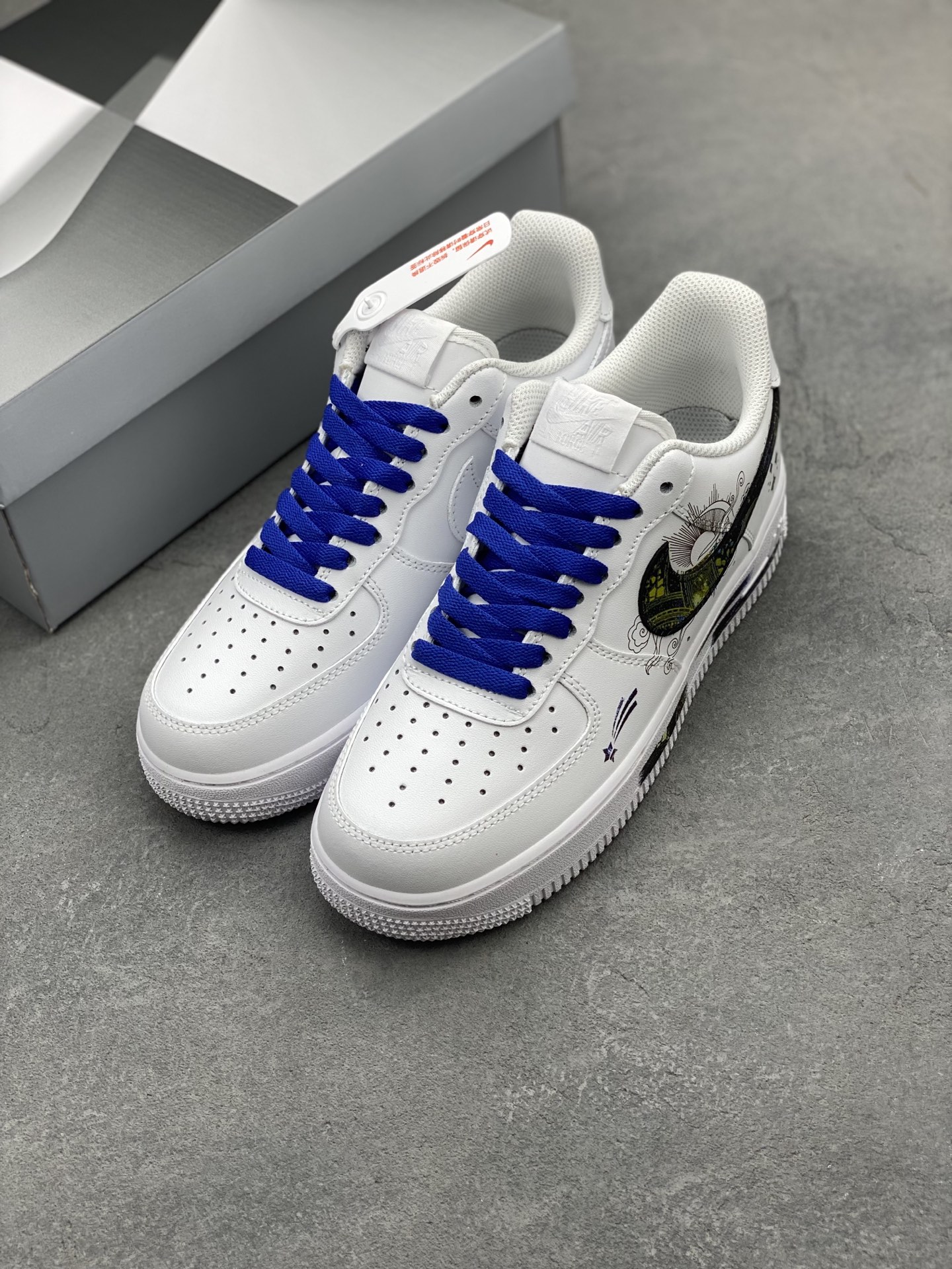 Nike Air Force 1 '07 Low White/Multi-Color Sneakers 9 i1745090148040 6041 0 7