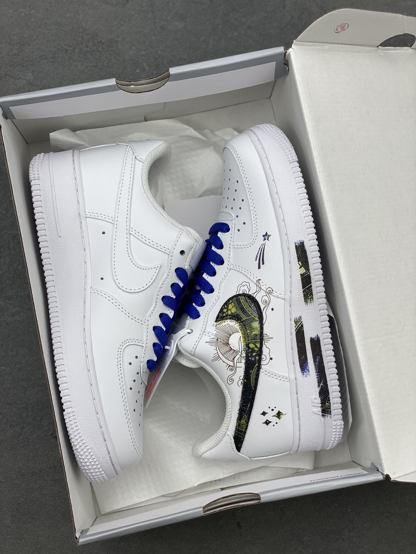 Nike Air Force 1 '07 Low White/Multi-Color Sneakers 10 i1745090156481 5599 0 8