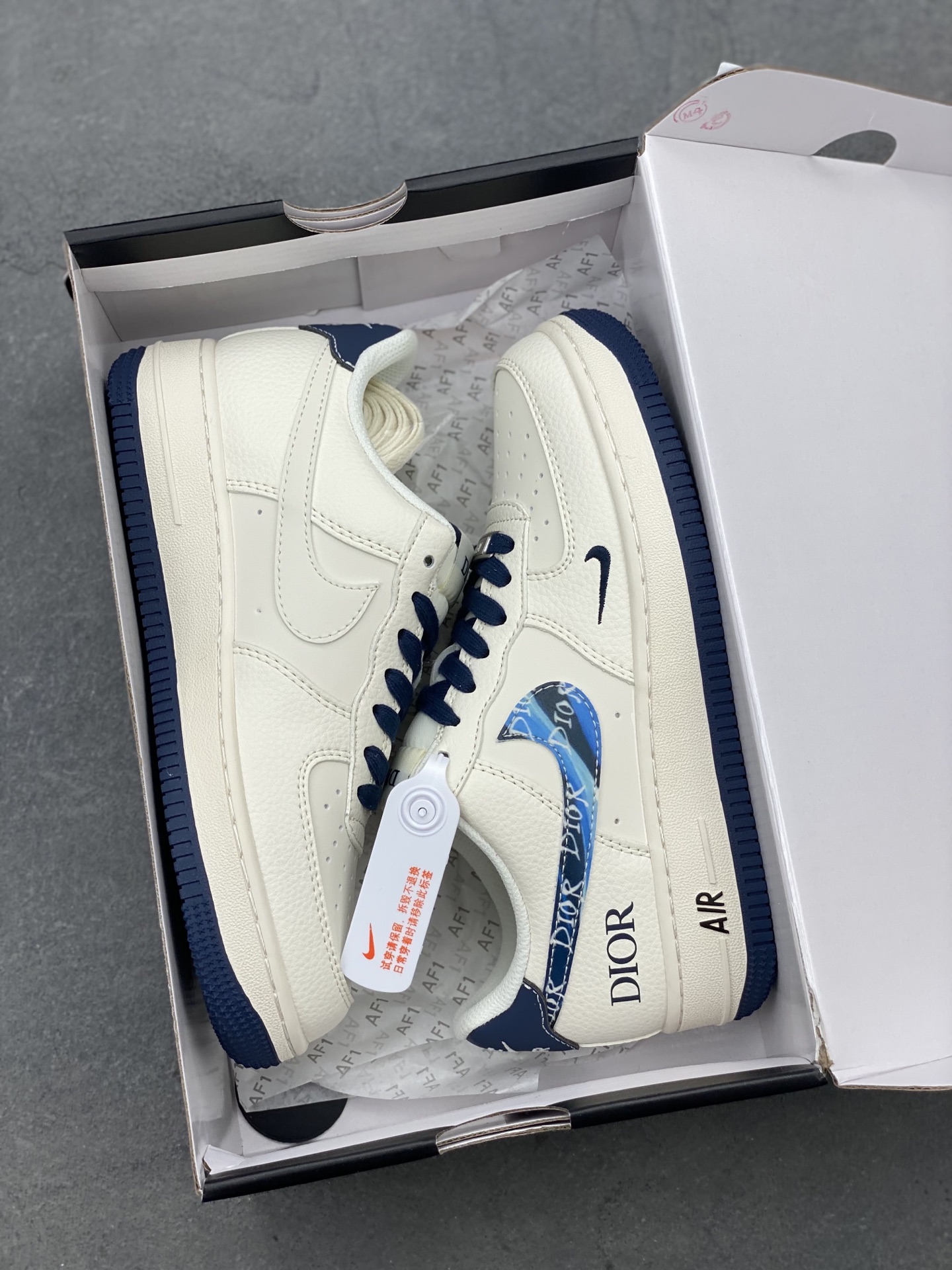 Nike Air Force 1 '07 Low Dior Limited Edition Sneakers - Size XS1958-569 10 i1745090205352 218 0 8