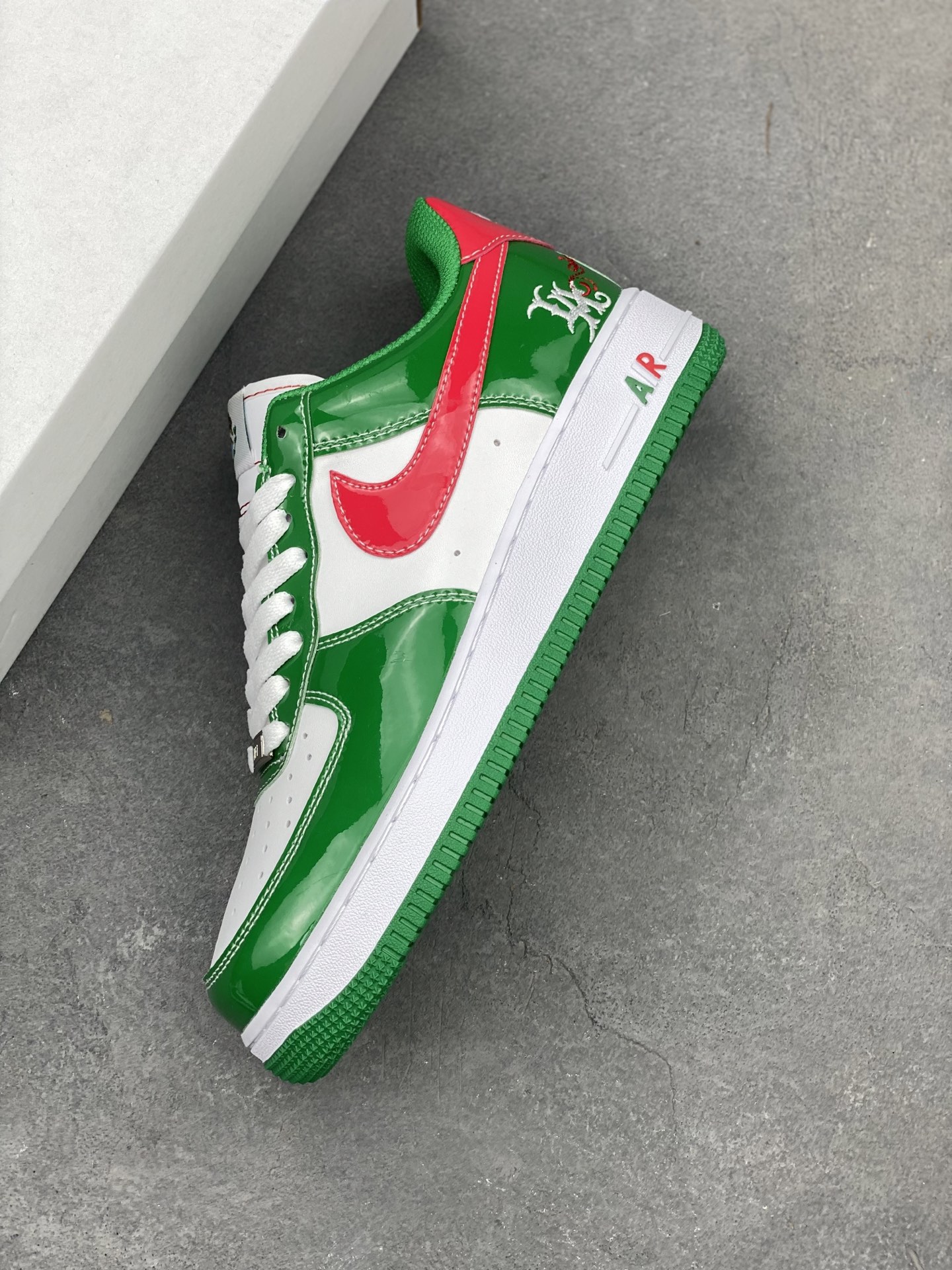 Nike Air Force 1 '07 Green Red Custom Edition - Limited Sizes 8 i1745170203438 8715 0 6