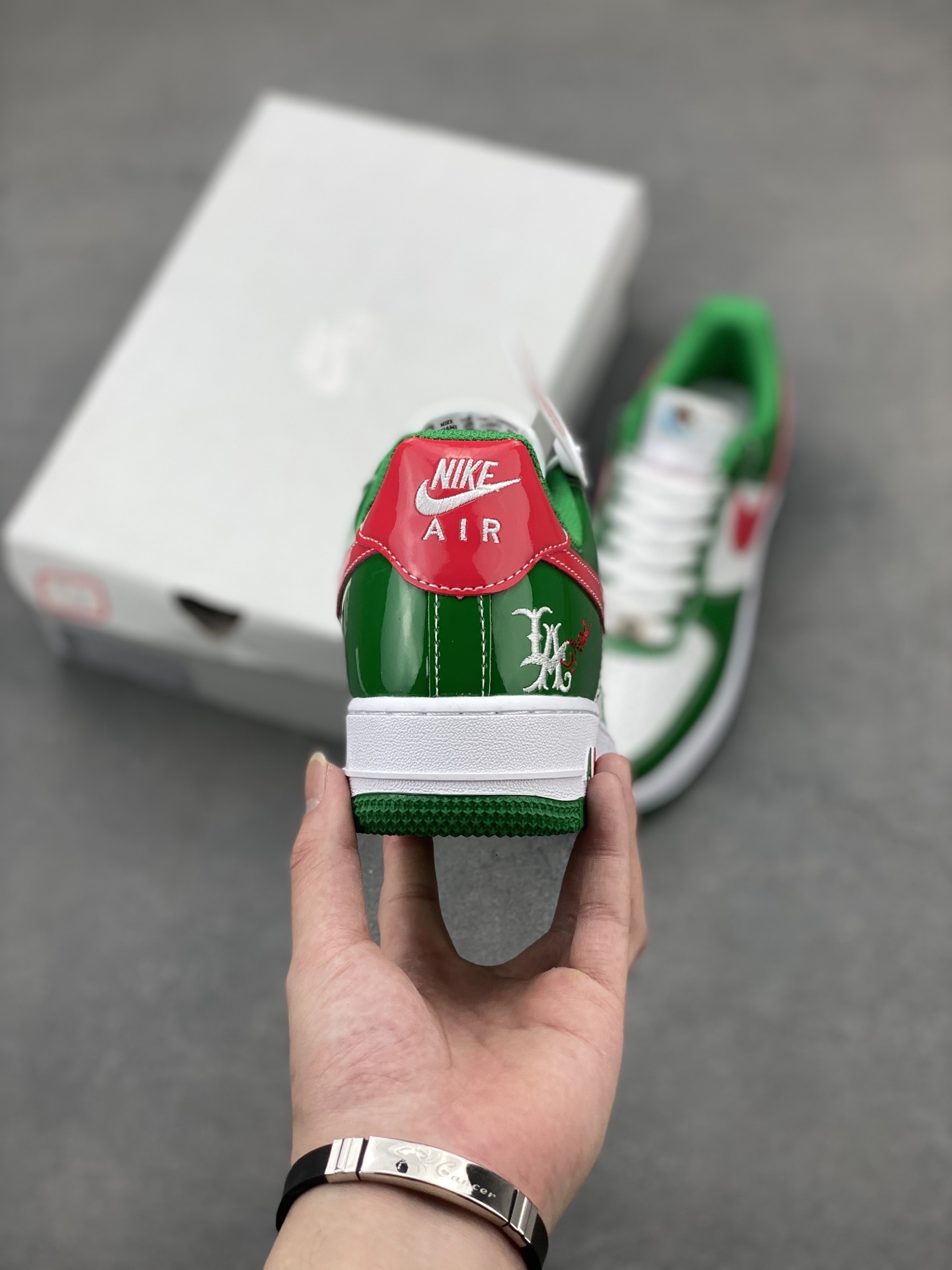 Nike Air Force 1 '07 Green Red Custom Edition - Limited Sizes 5 i1745170207998 6115 0 3