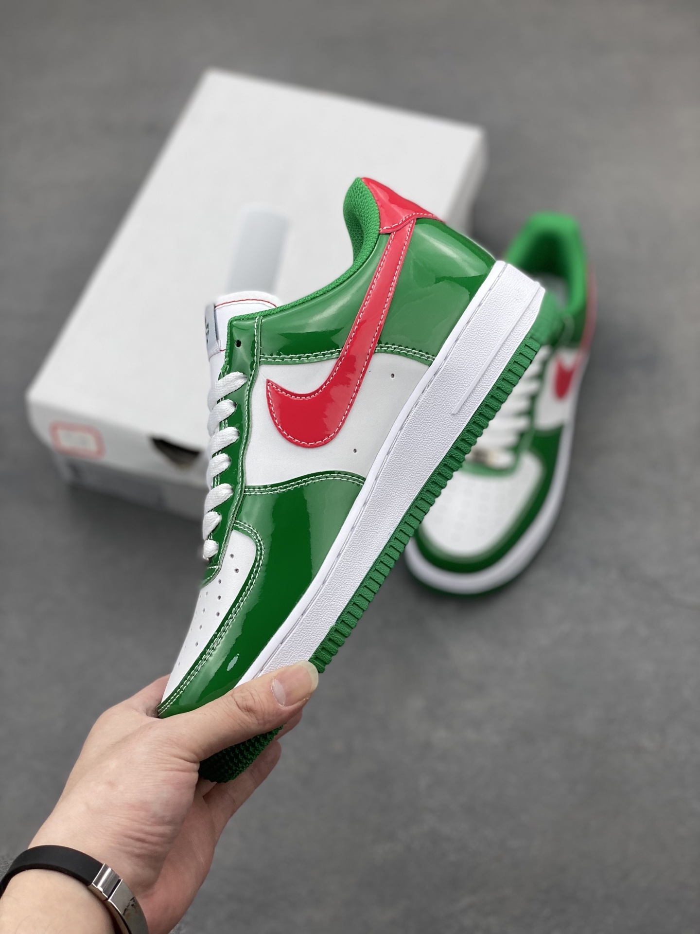 Nike Air Force 1 '07 Green Red Custom Edition - Limited Sizes 4 i1745170209524 7294 0 2