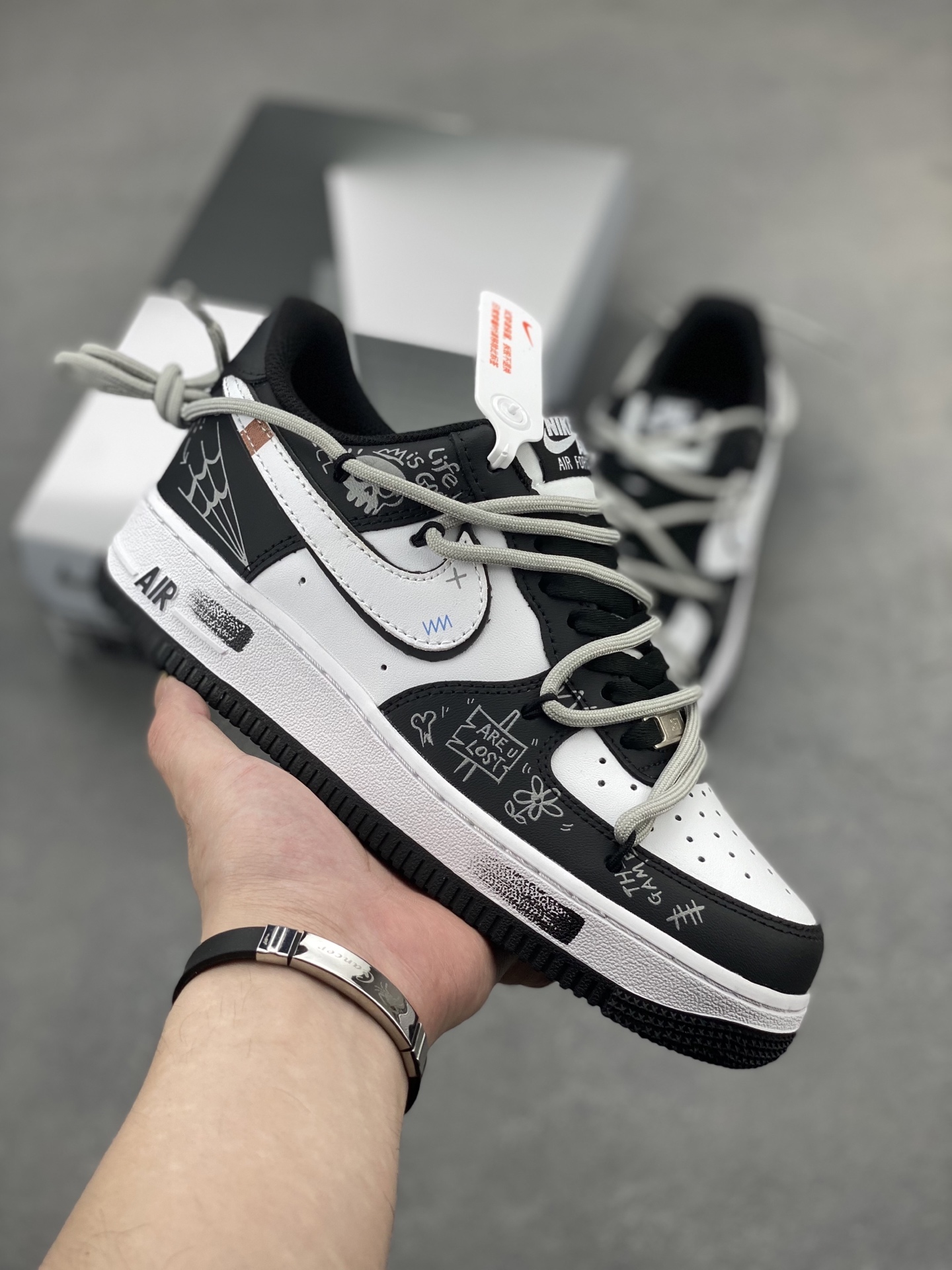 Nike Air Force 1 '07 Low Black White Casual Sneakers 2 i1745266105161 8225 0 0