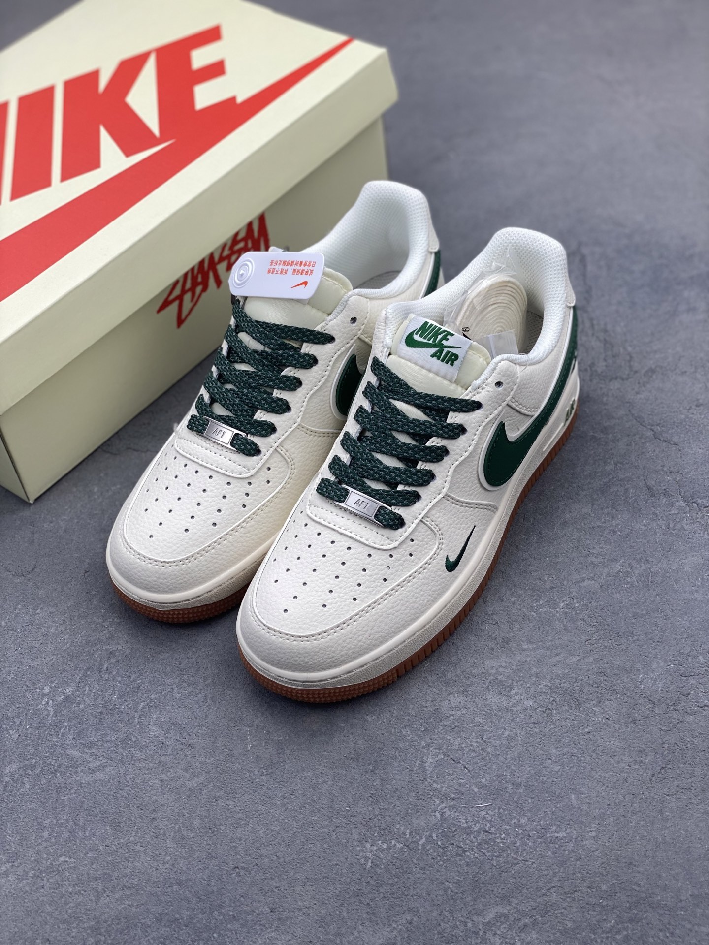 Nike Air Force 1 '07 Low Stussy Olive Sneakers - Limited Edition 9 i1745266252310 6528 0 7