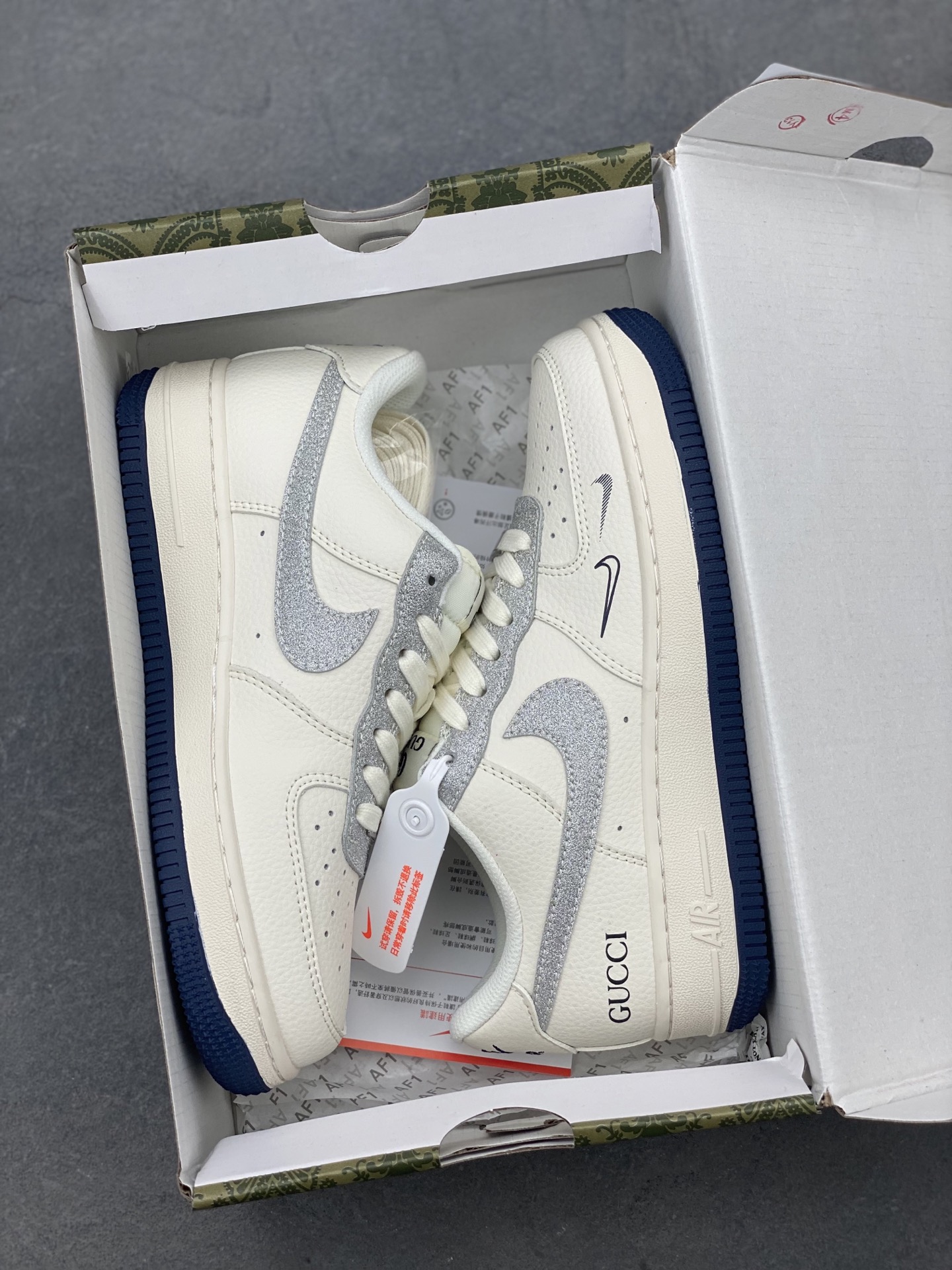 Nike Air Force 1 '07 Low Gucci Custom Sneakers Limited Edition 10 i1745436284142 7817 0 8