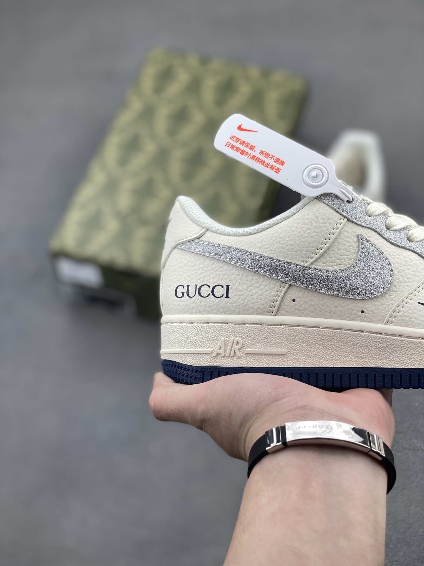 Nike Air Force 1 '07 Low Gucci Custom Sneakers Limited Edition 6 i1745436284275 2685 0 4