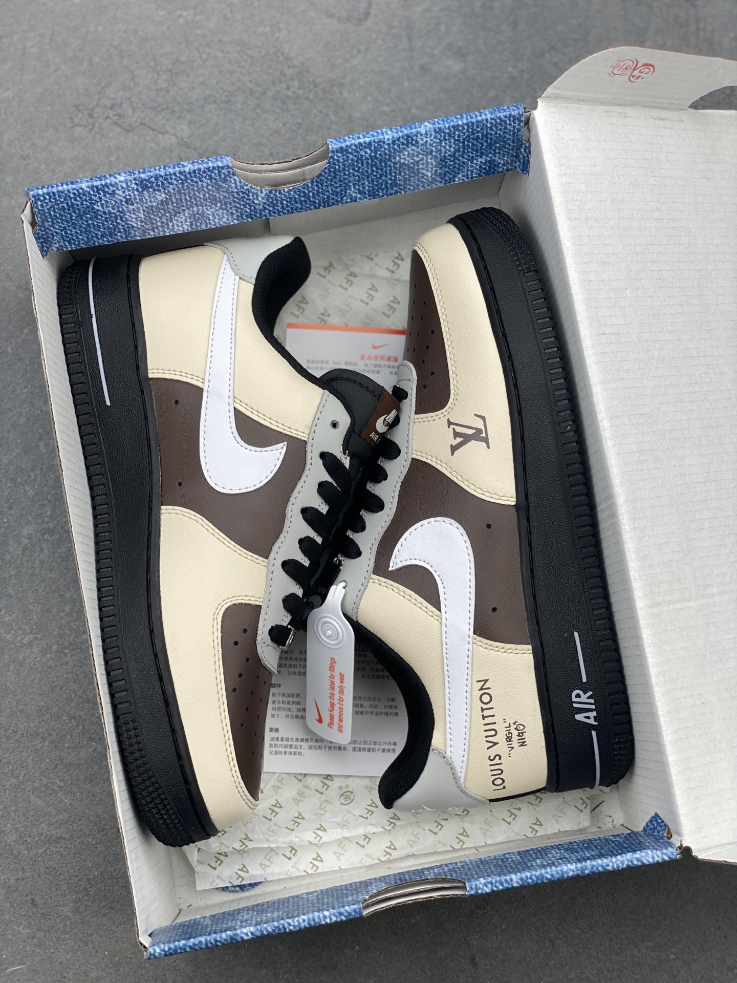 Nike Air Force 1 Low Louis Vuitton Custom Sneakers - Limited Edition 10 i1745437000358 4664 0 8
